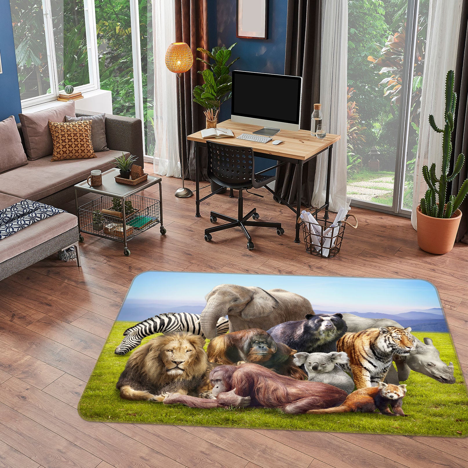 3D Animal 68146 Animal Non Slip Rug Mat