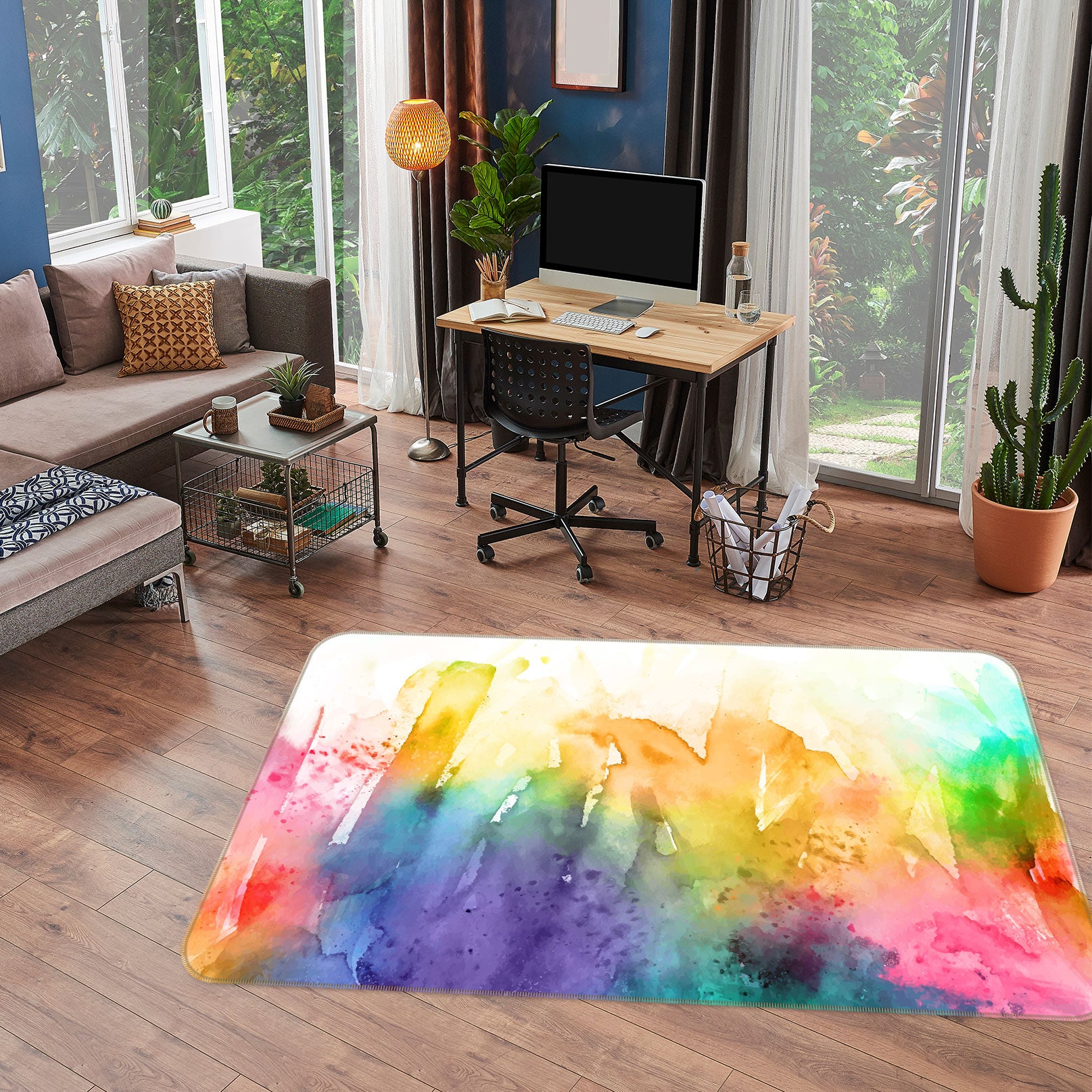 3D Color 30081 Non Slip Rug Mat