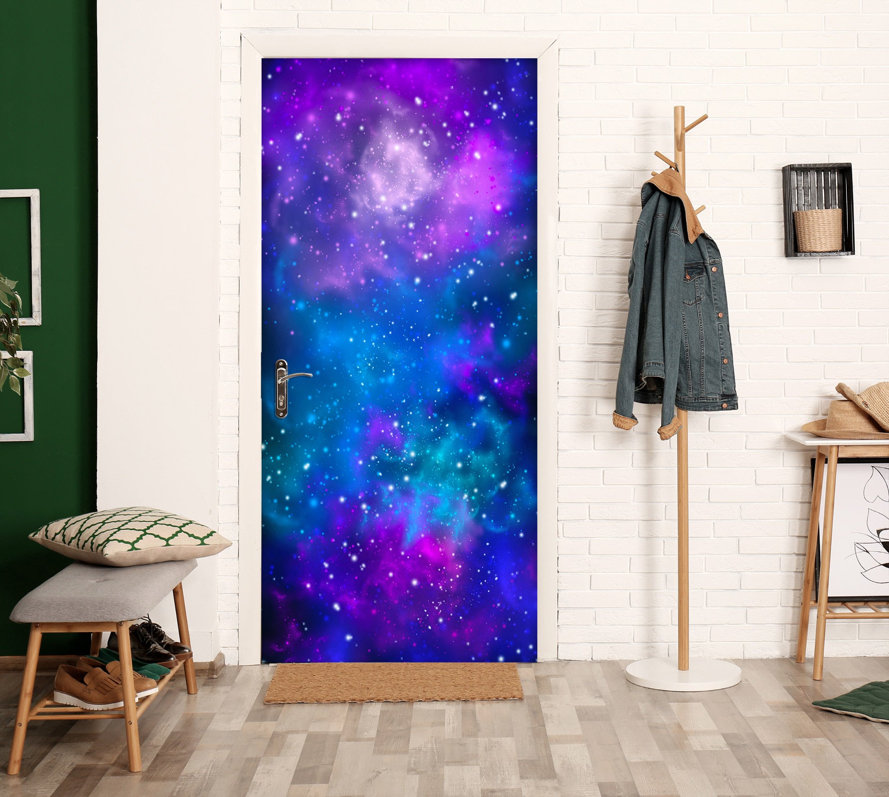 3D Starry Sky 24209 Door Mural