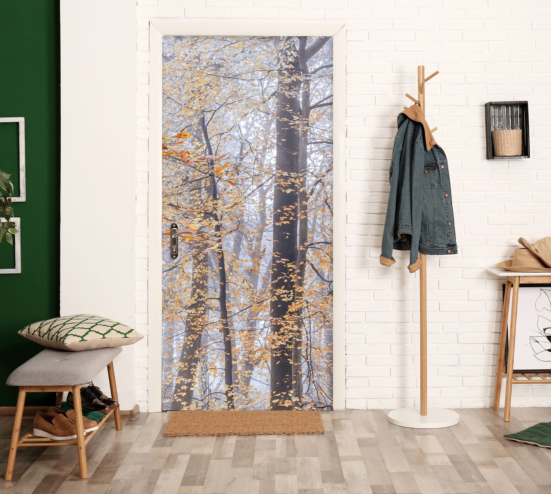 3D Forest Scenery 5090 Assaf Frank Door Mural
