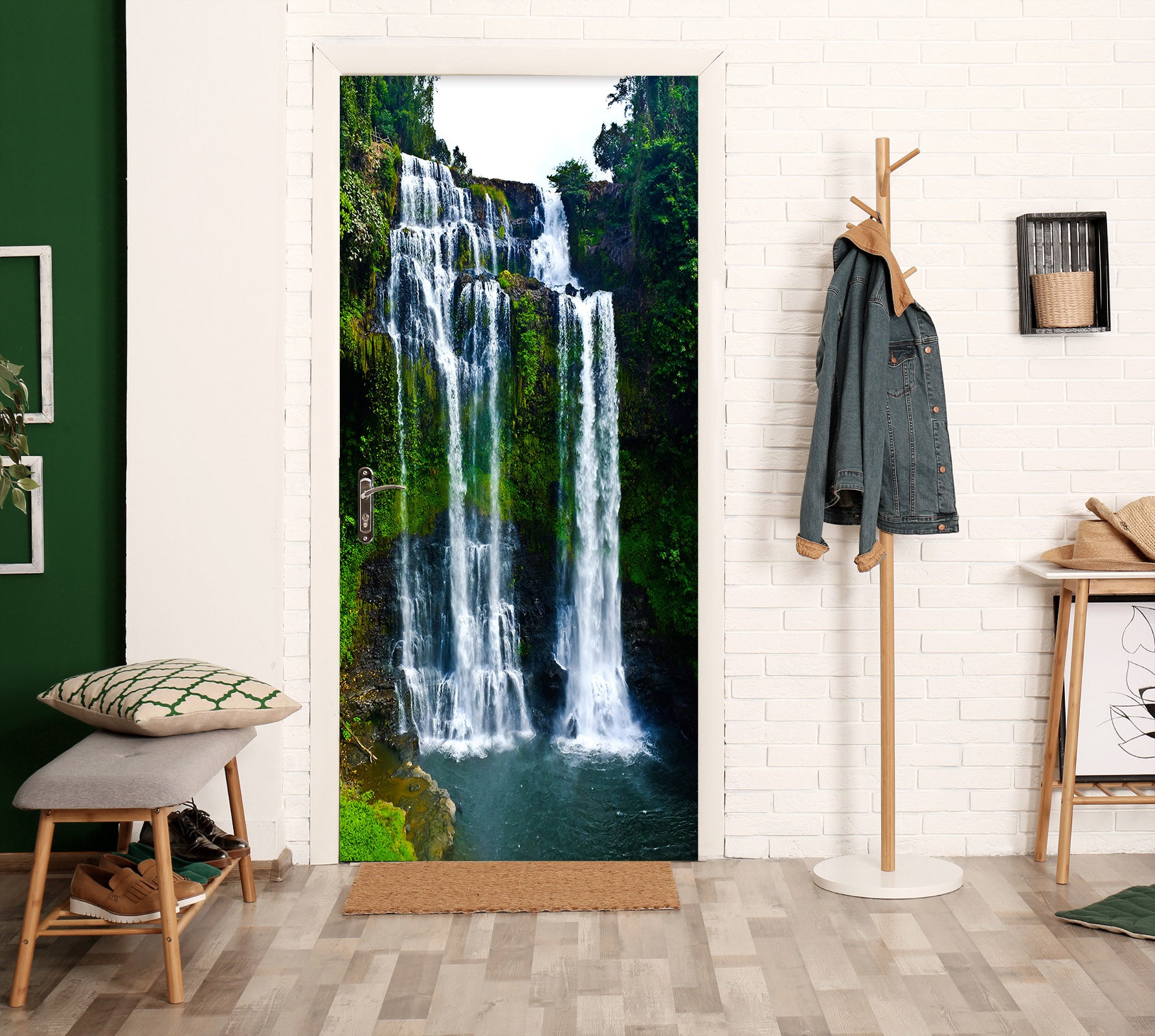 3D Waterfall 25084 Door Mural