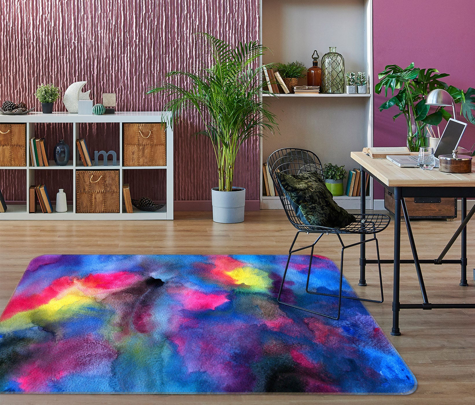 3D Pattern 27104 Non Slip Rug Mat