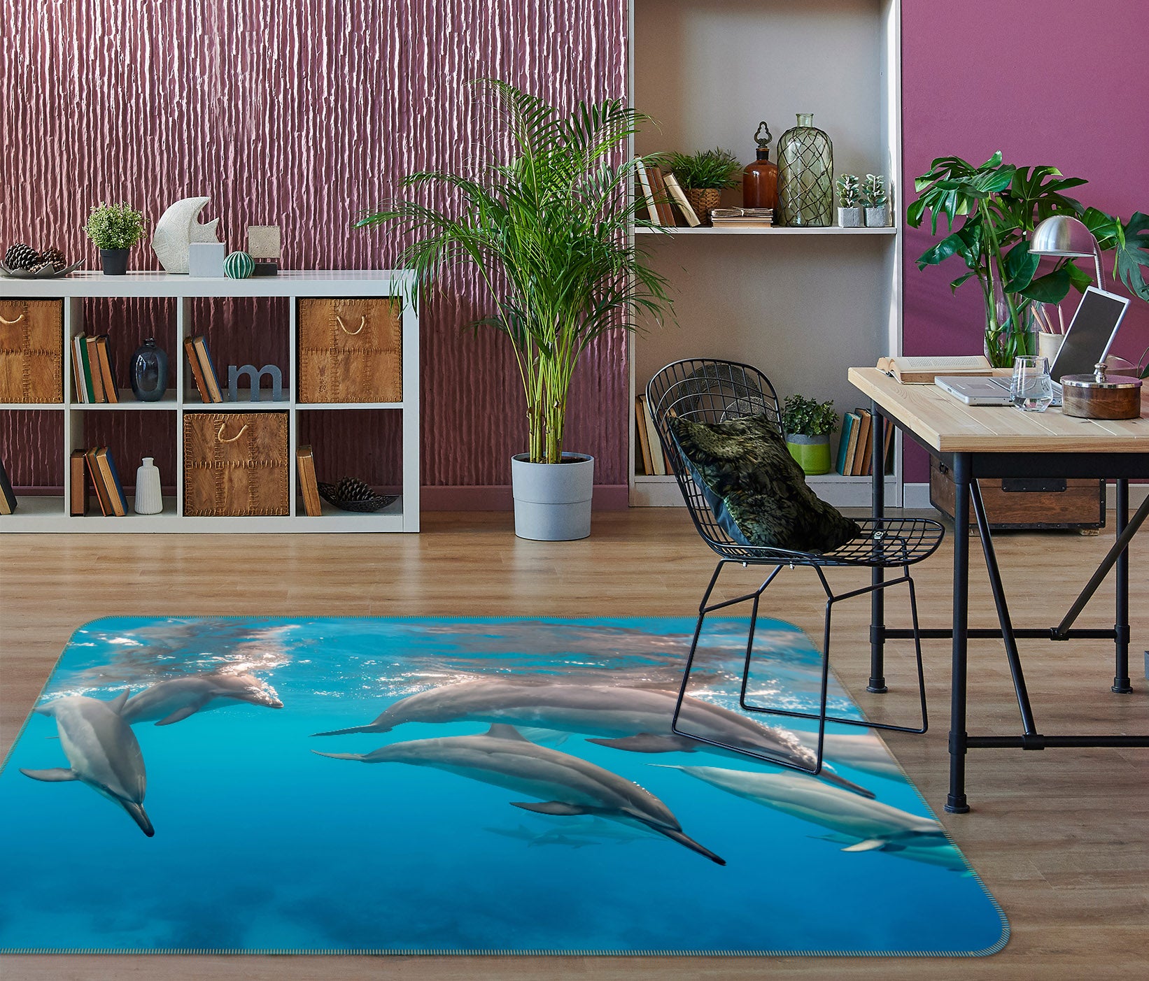 3D Dolphin 38163 Animal Non Slip Rug Mat