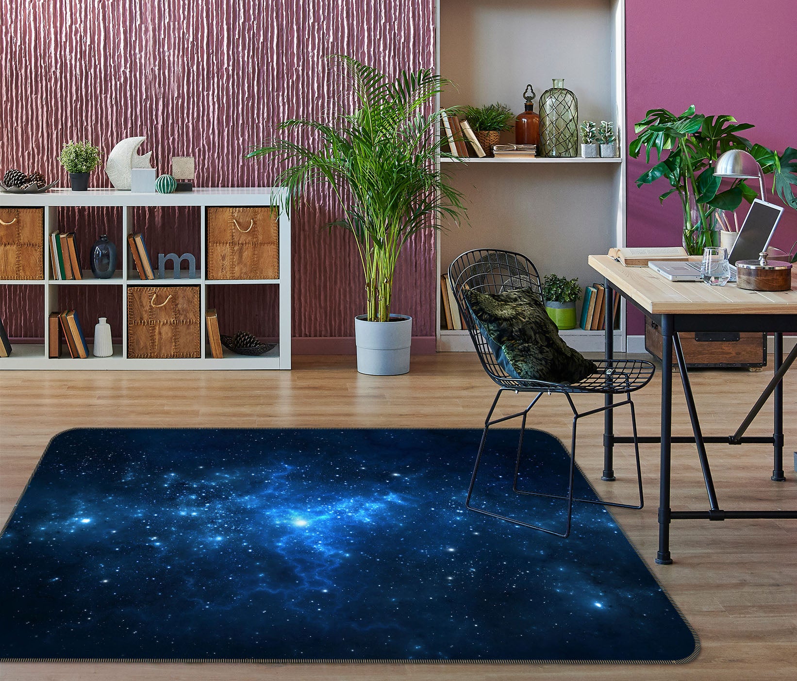 3D Starry Sky 31119 Non Slip Rug Mat
