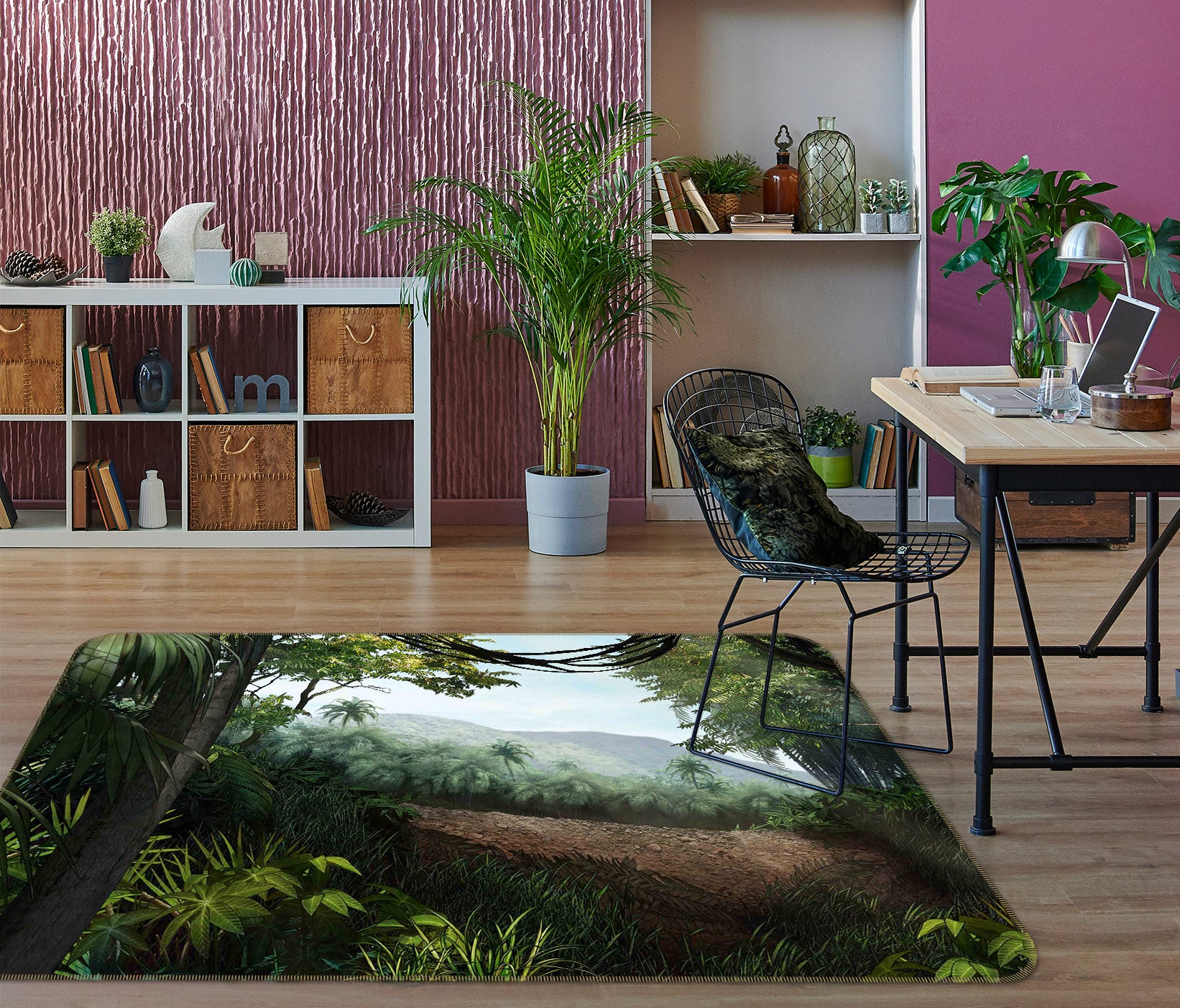 3D Jungle 65100 Non Slip Rug Mat