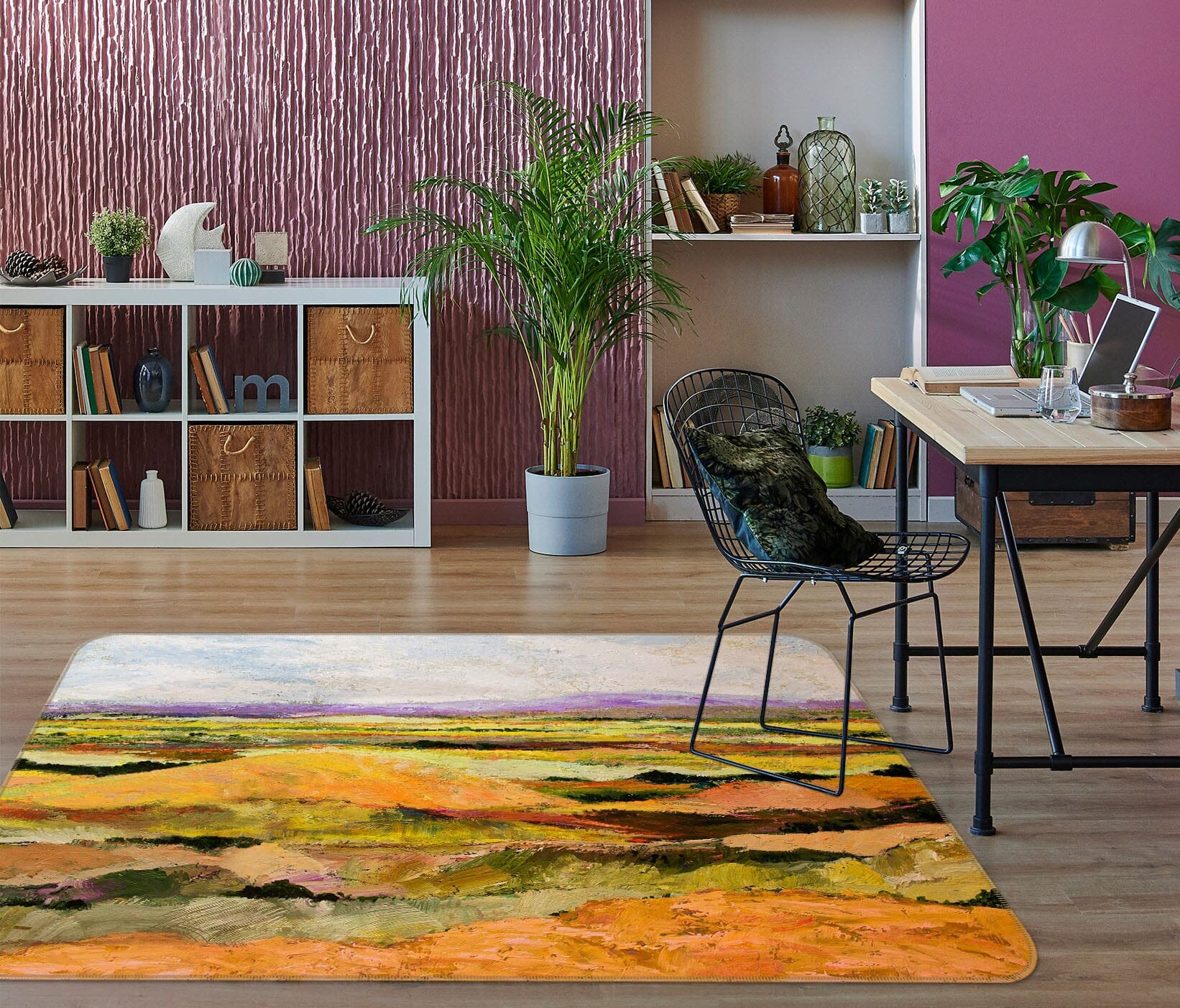 3D Autumn Field 1052 Allan P. Friedlander Rug Non Slip Rug Mat Mat AJ Creativity Home 