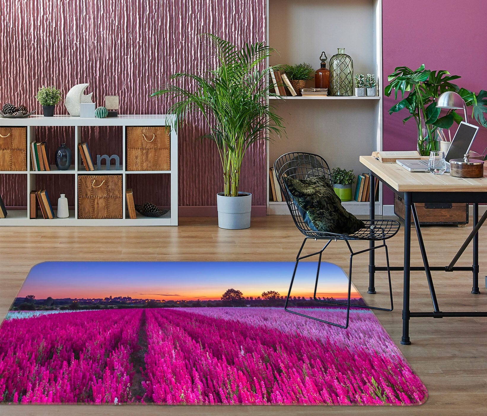 3D Purple Manor 3013 Assaf Frank Rug Non Slip Rug Mat Mat AJ Creativity Home 