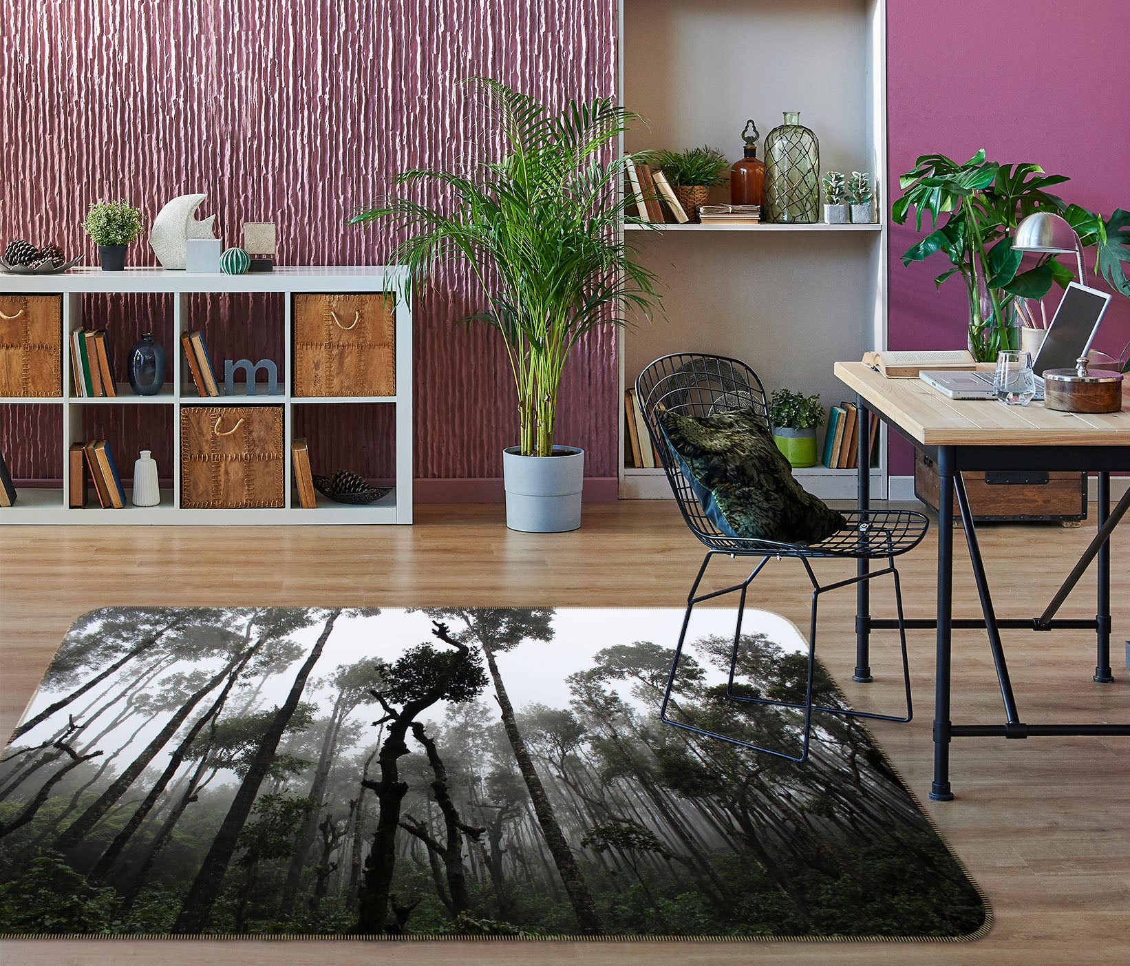 3D Forest 34078 Non Slip Rug Mat