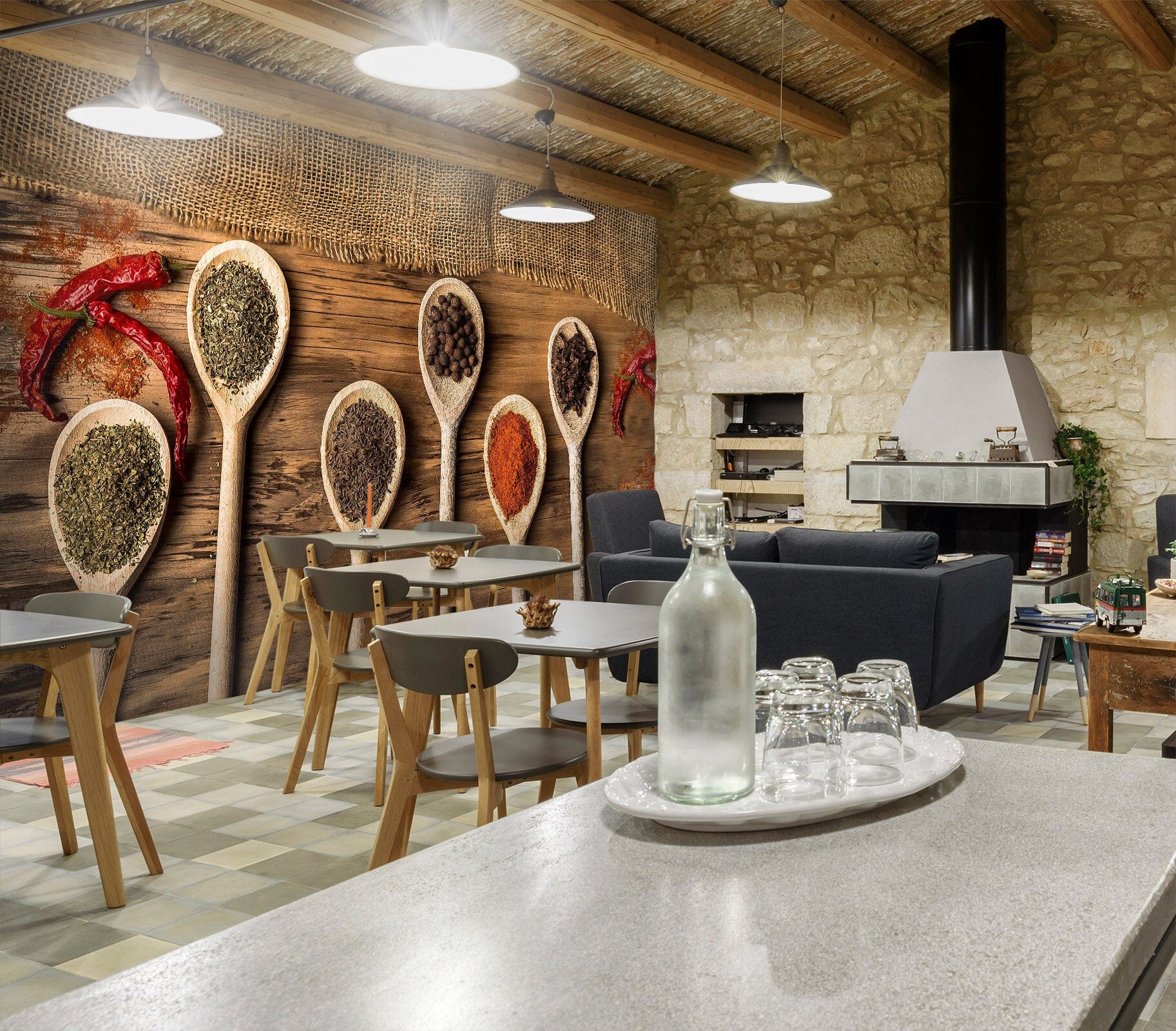 3D Delicate Seasoning 1458 Wall Murals Wallpaper AJ Wallpaper 2 