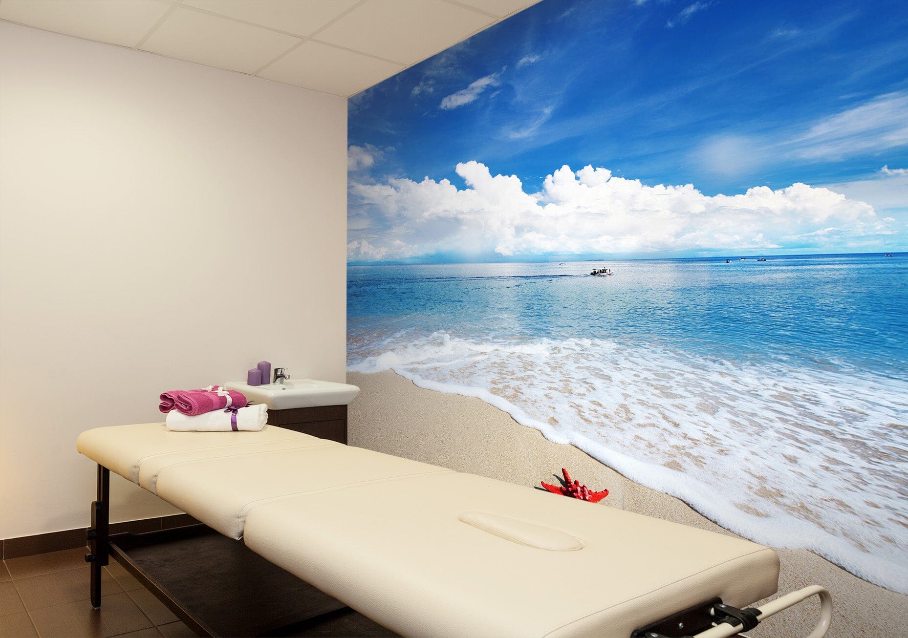 3D Beach Starfish 378 Wall Murals Wallpaper AJ Wallpaper 2 