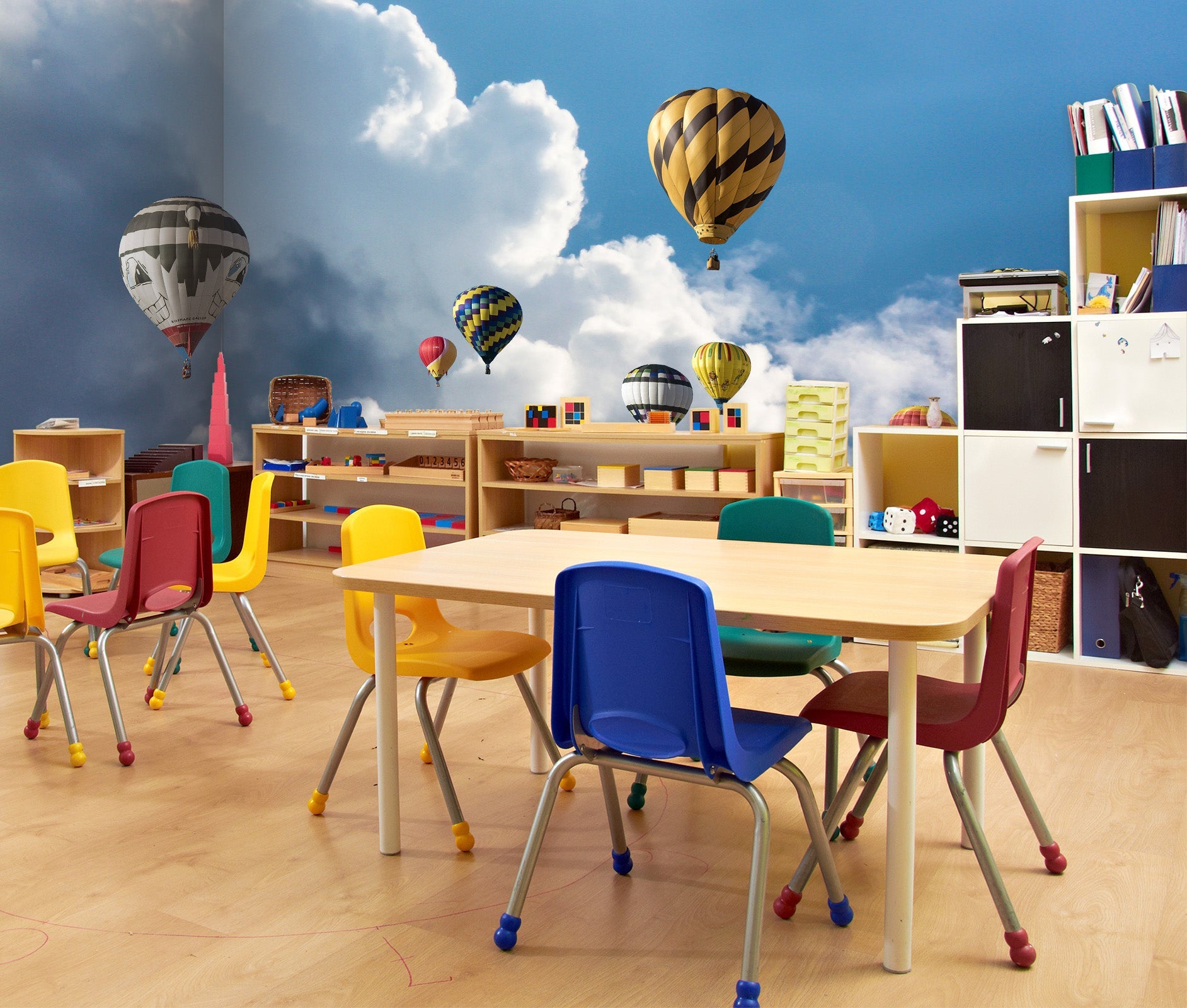 3D Hot Air Balloon 18 Wall Murals Wallpaper AJ Wallpaper 2 