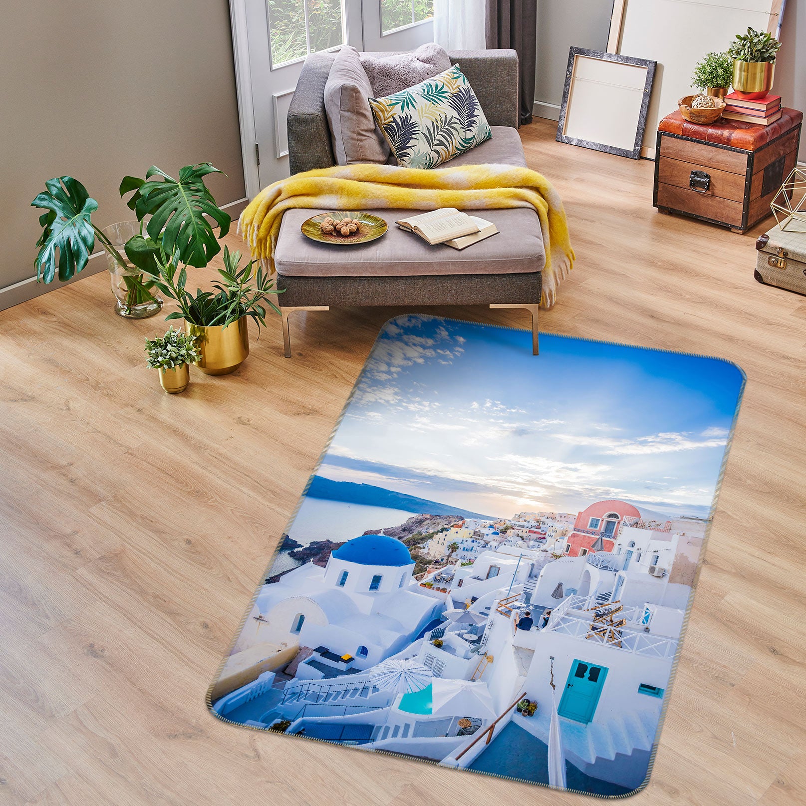 3D Houses 27090 Non Slip Rug Mat