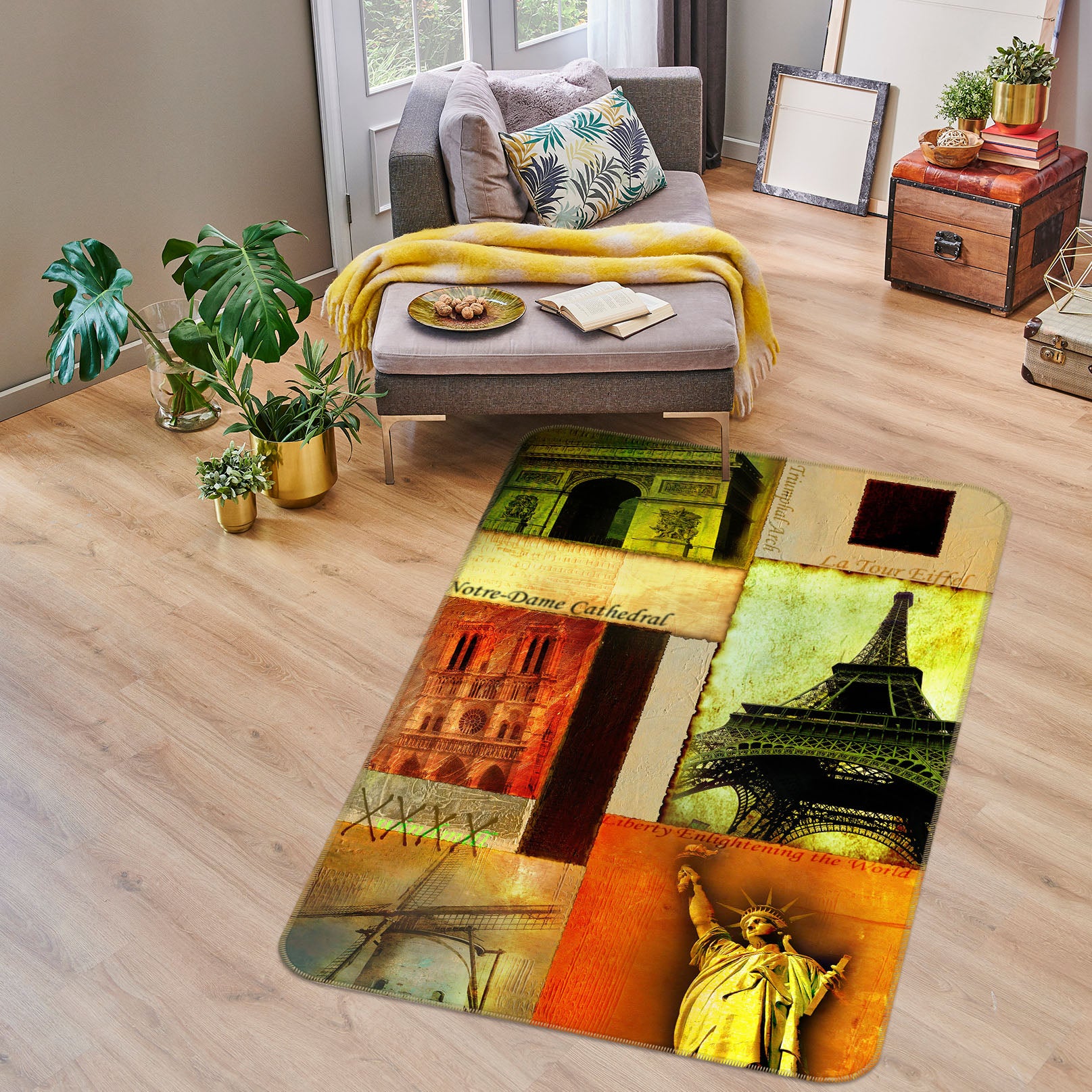 3D Building 32133 Non Slip Rug Mat