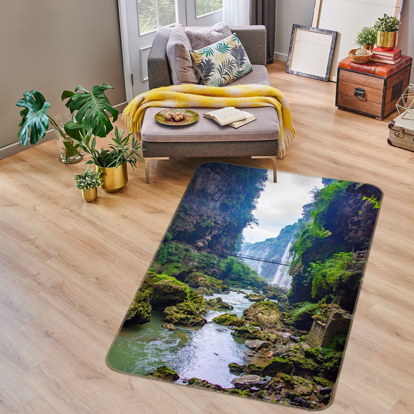 3D Mountain 27061 Non Slip Rug Mat