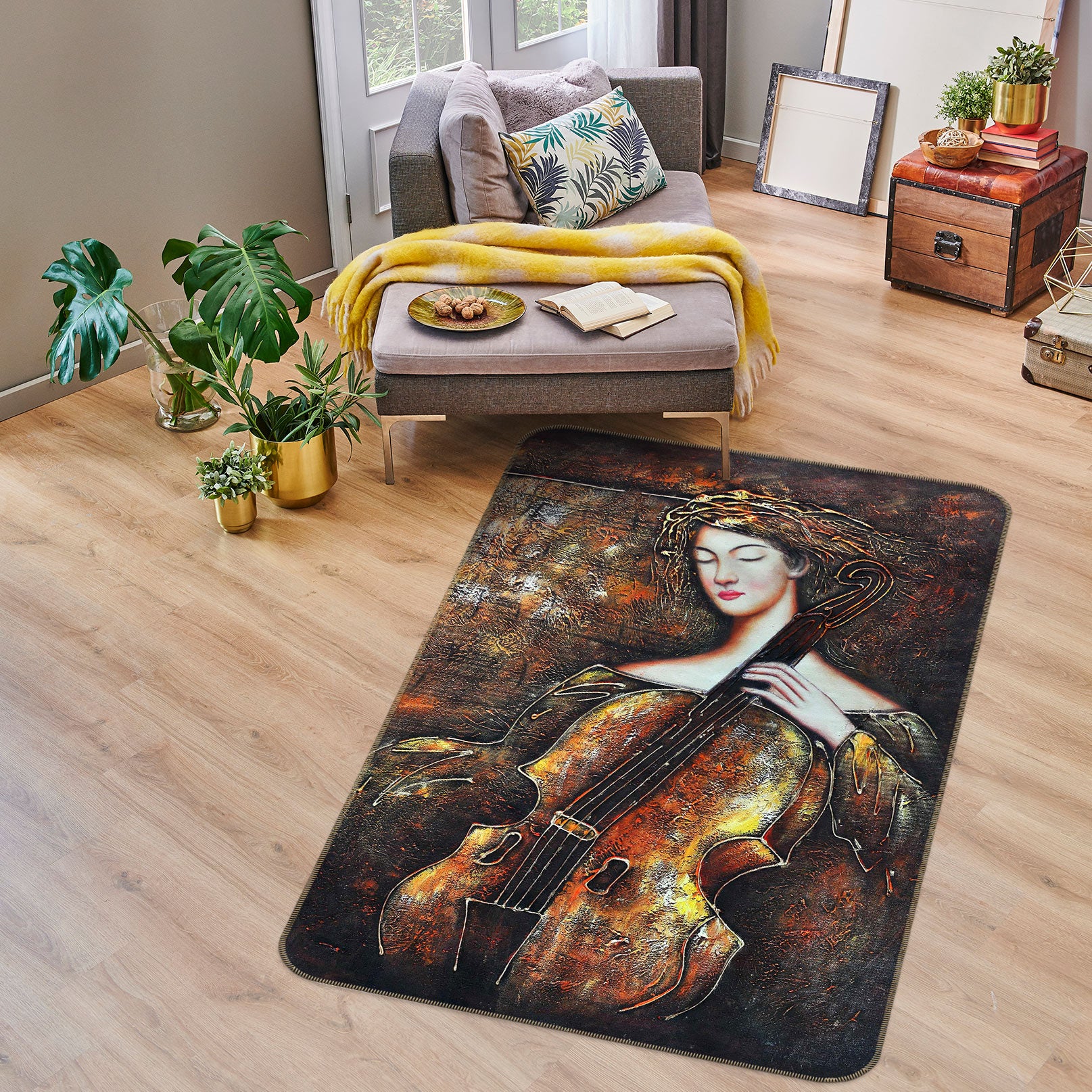 3D Cello 76203 Non Slip Rug Mat