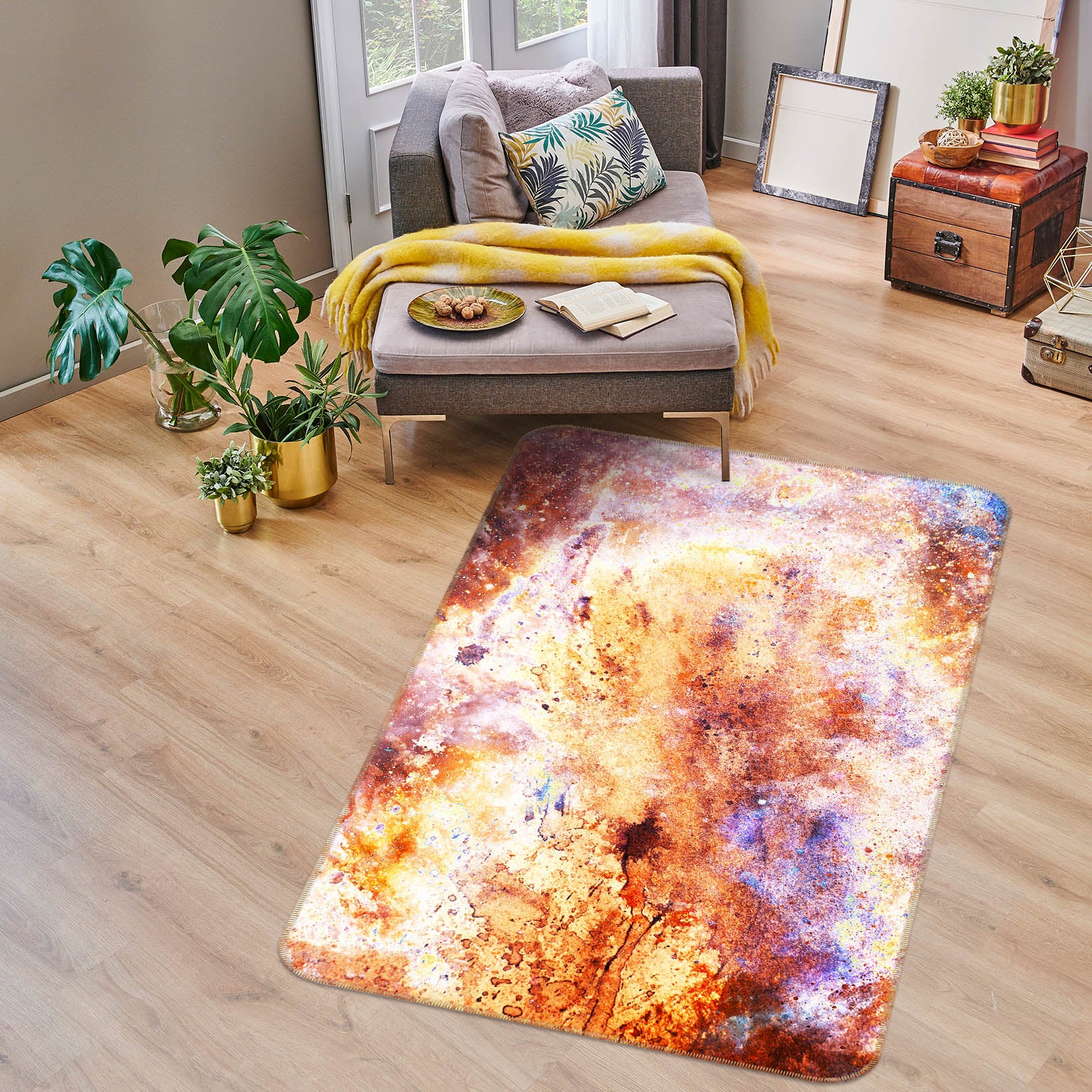 3D Texture 65052 Non Slip Rug Mat