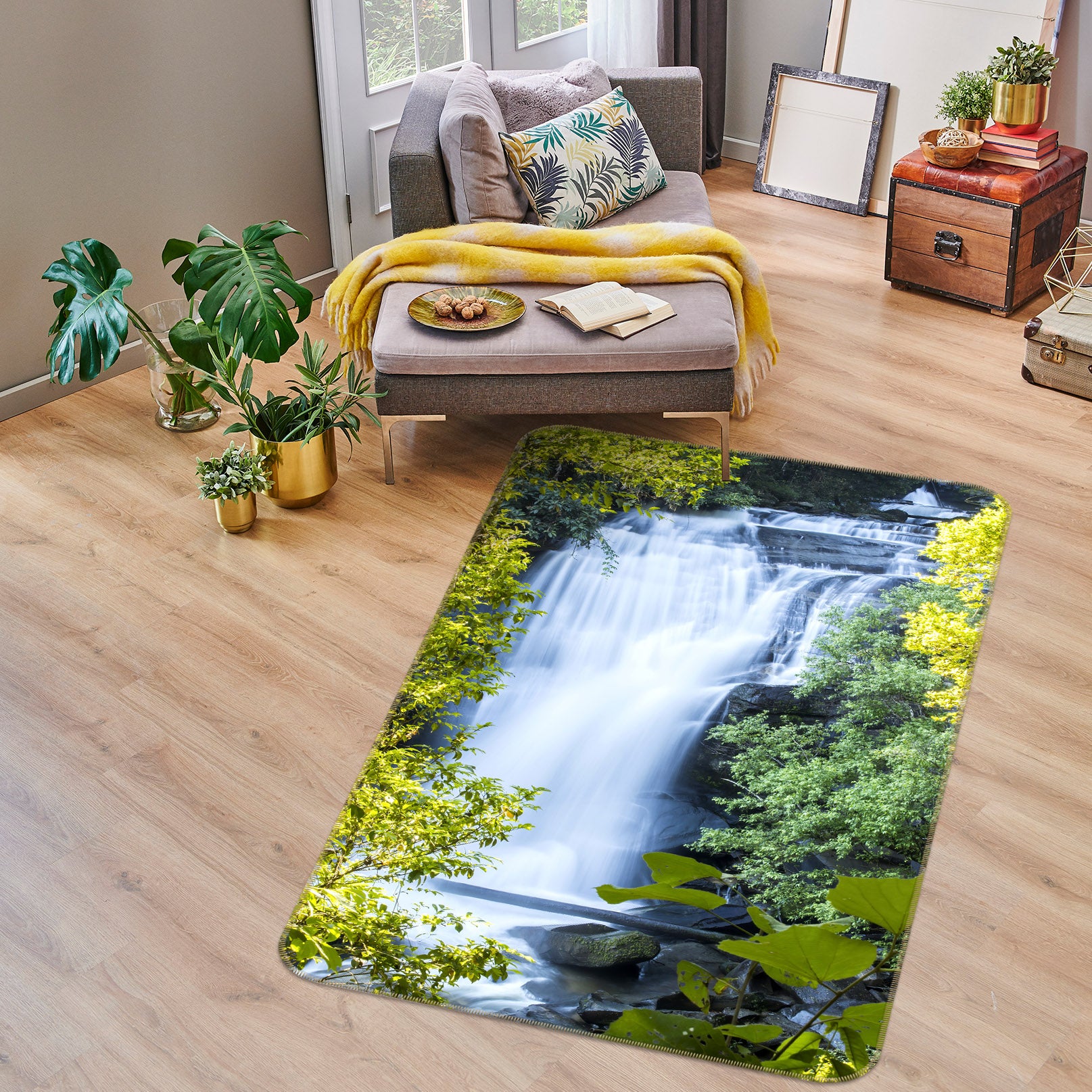 3D Waterfall 29233 Non Slip Rug Mat