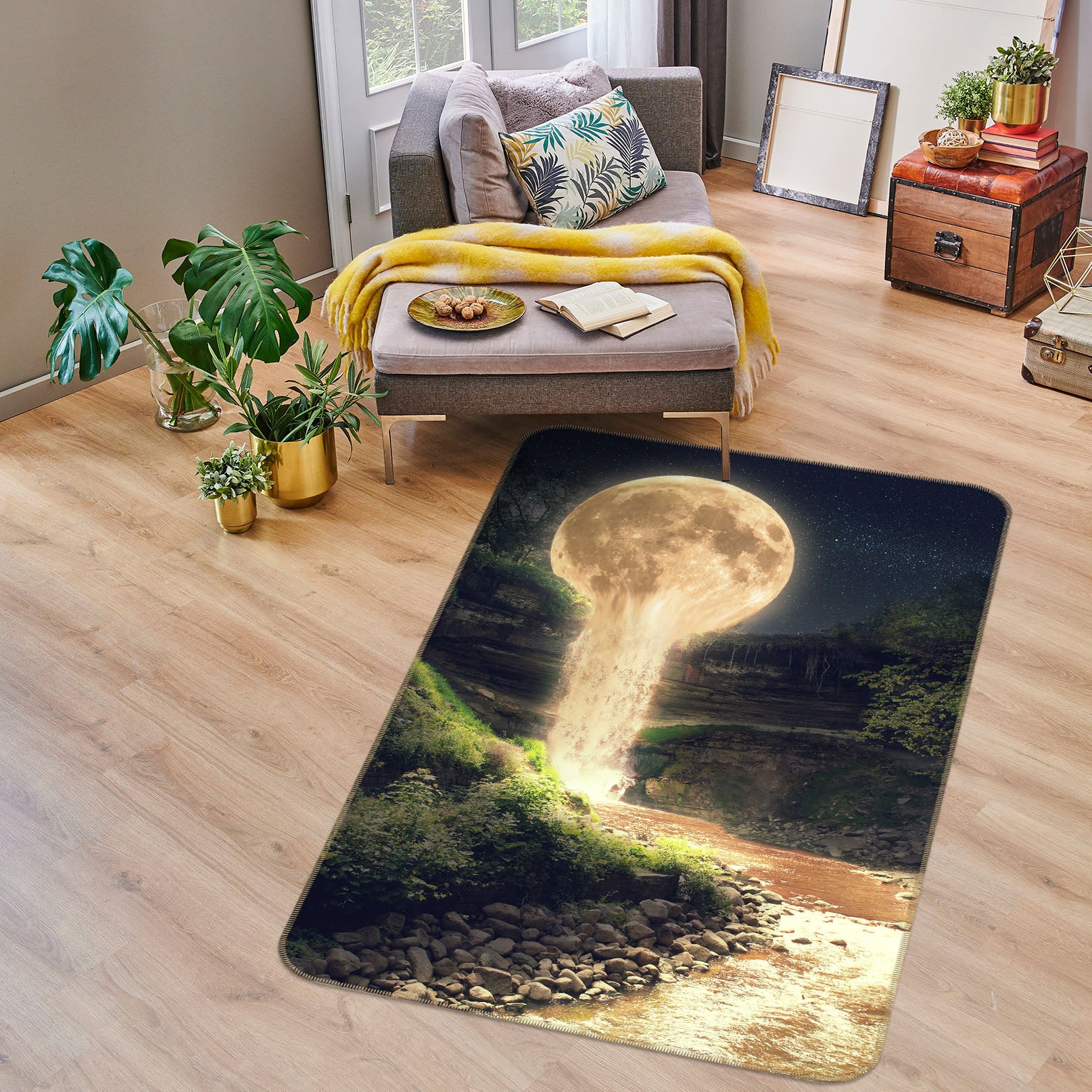 3D Moon 26035 Non Slip Rug Mat