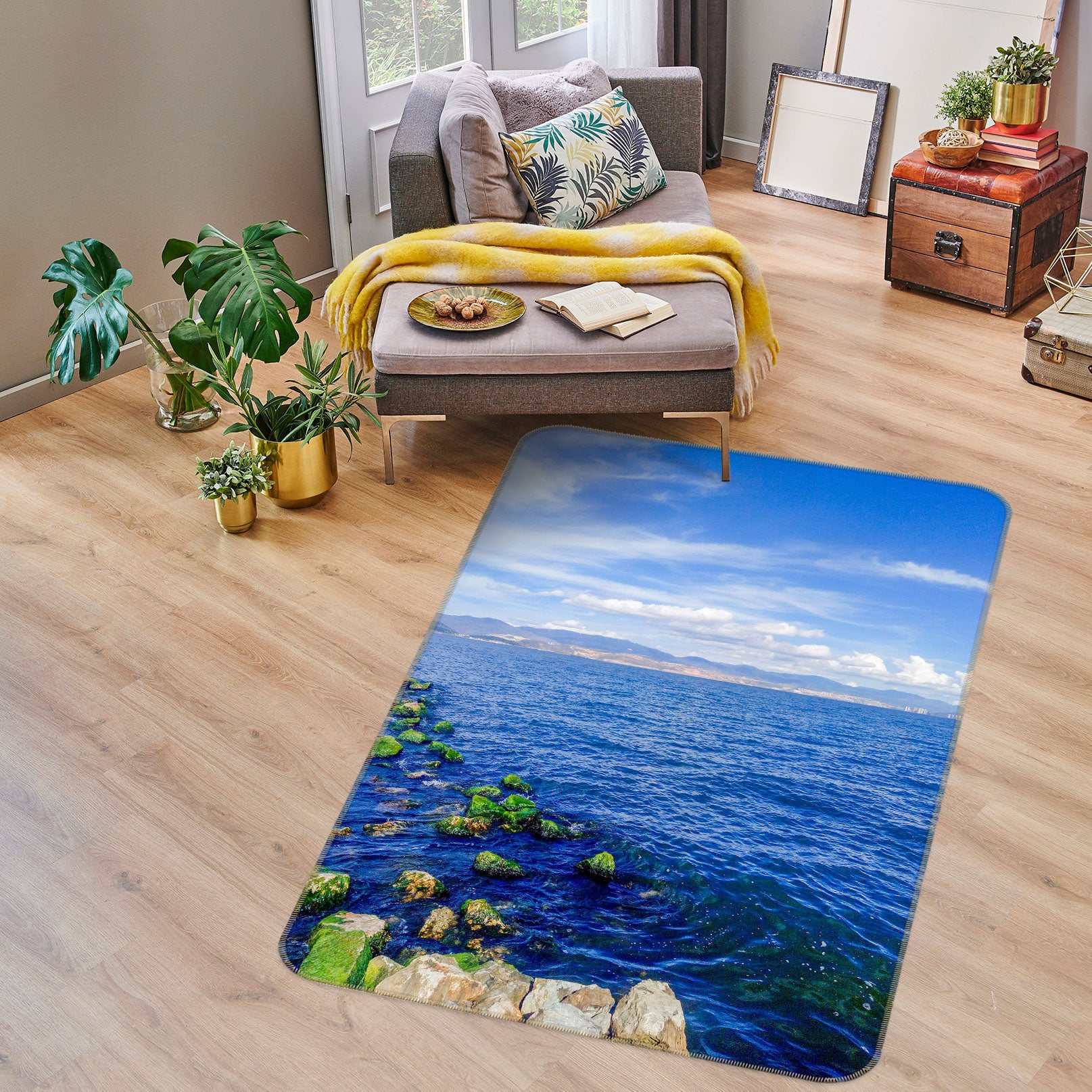 3D Ocean 27017 Non Slip Rug Mat