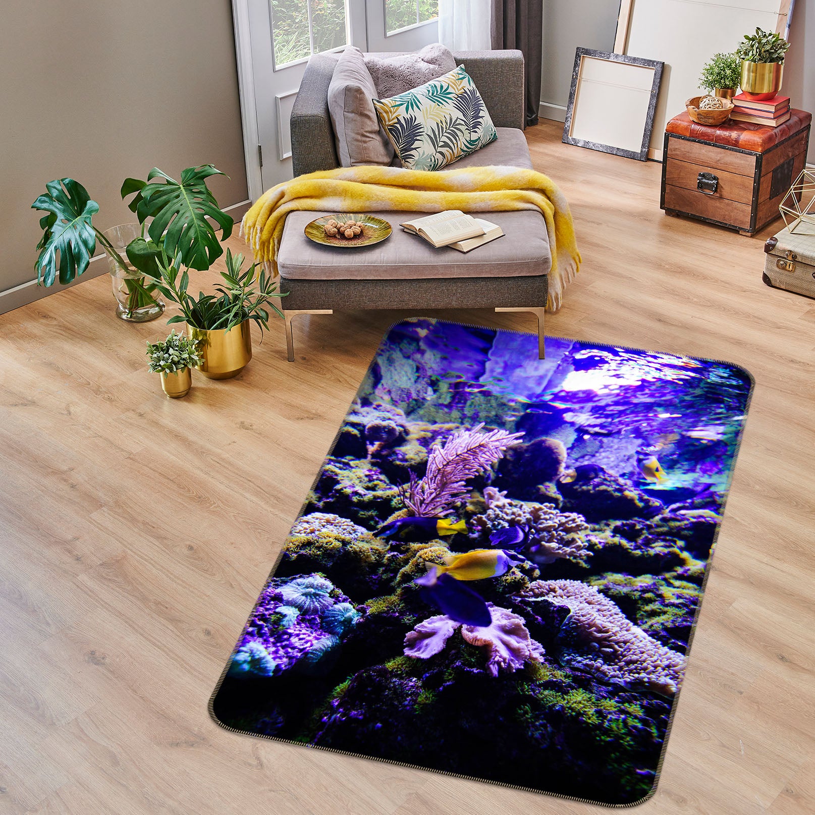 3D Coral Fish 26172 Non Slip Rug Mat