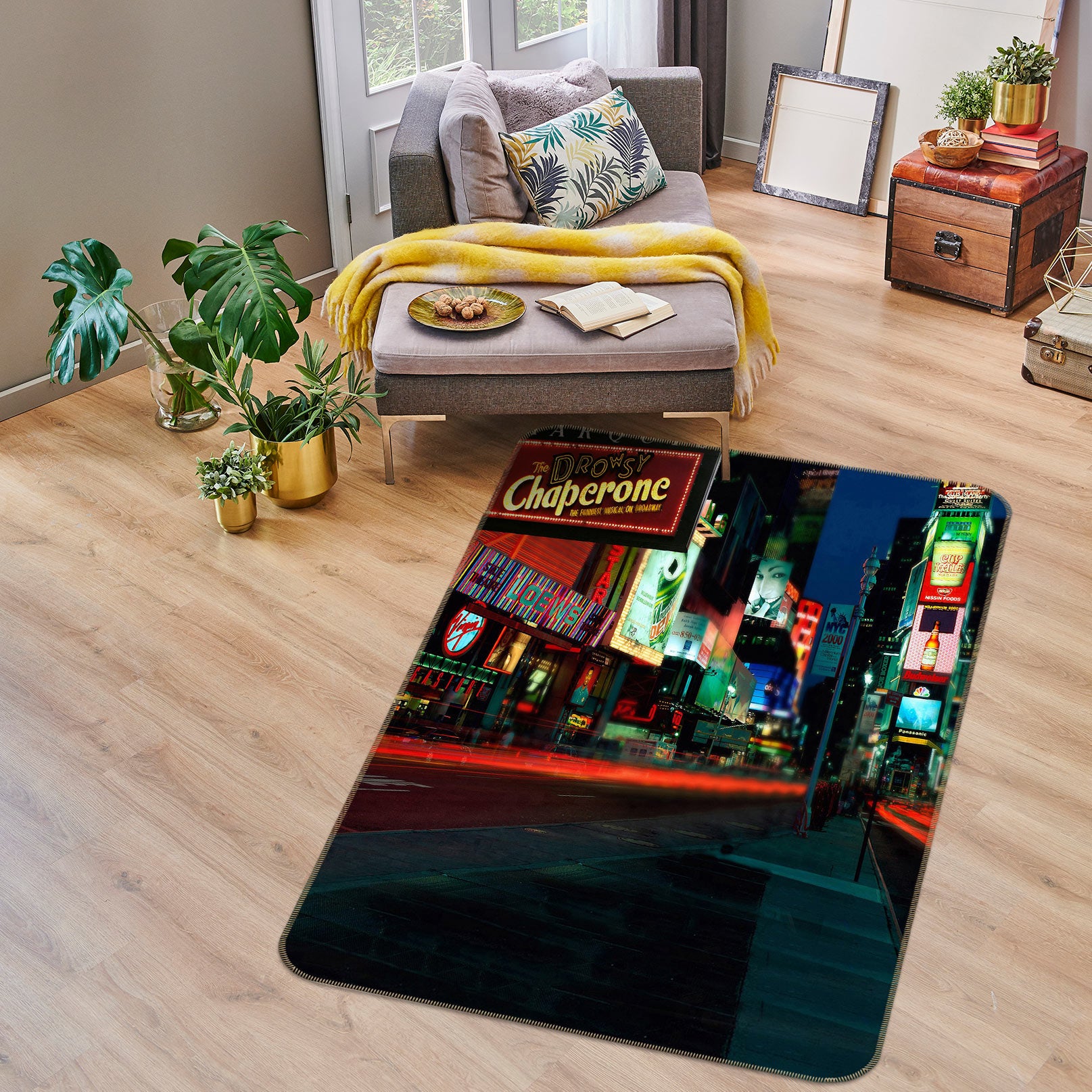 3D Street Shop 76069 Non Slip Rug Mat