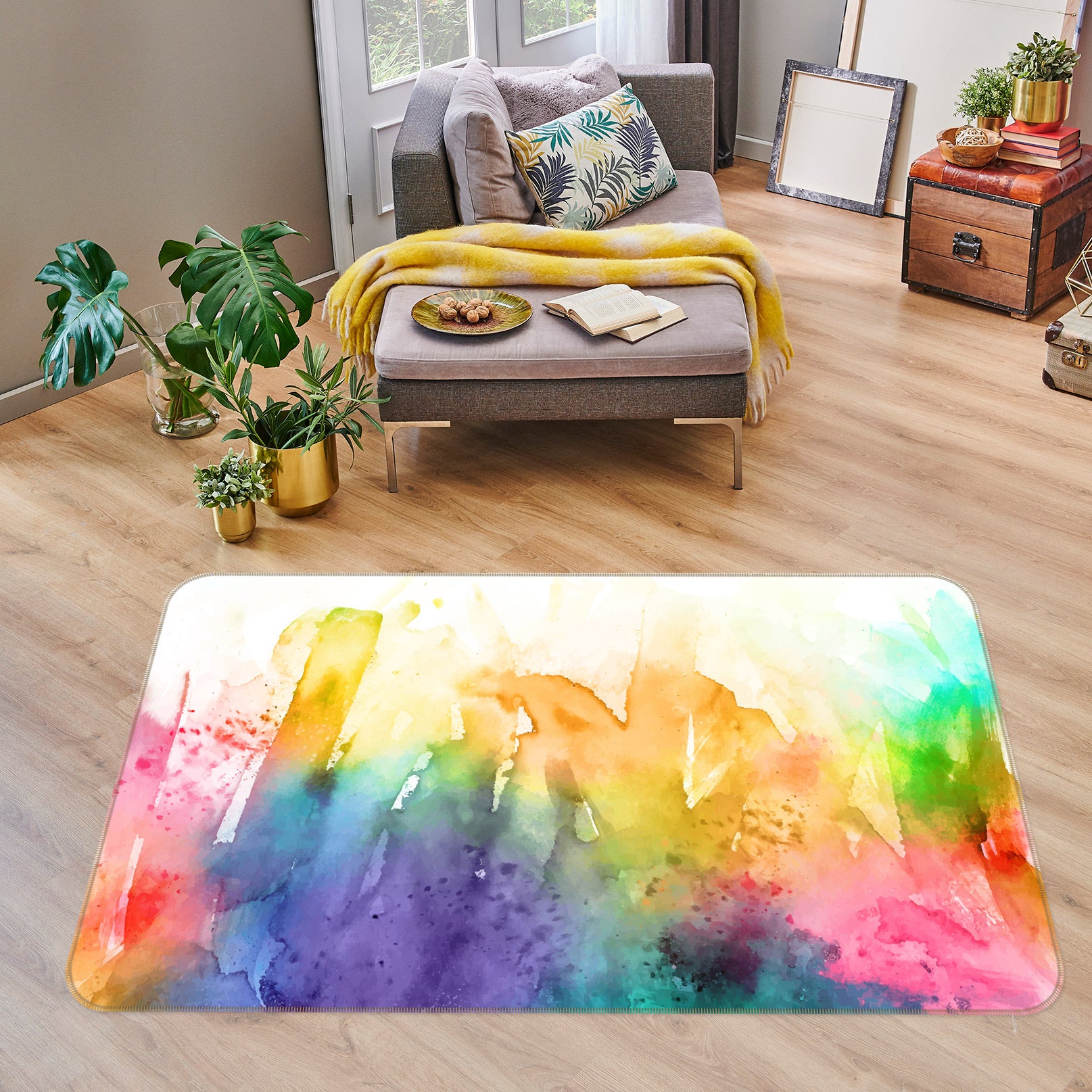 3D Color 30081 Non Slip Rug Mat