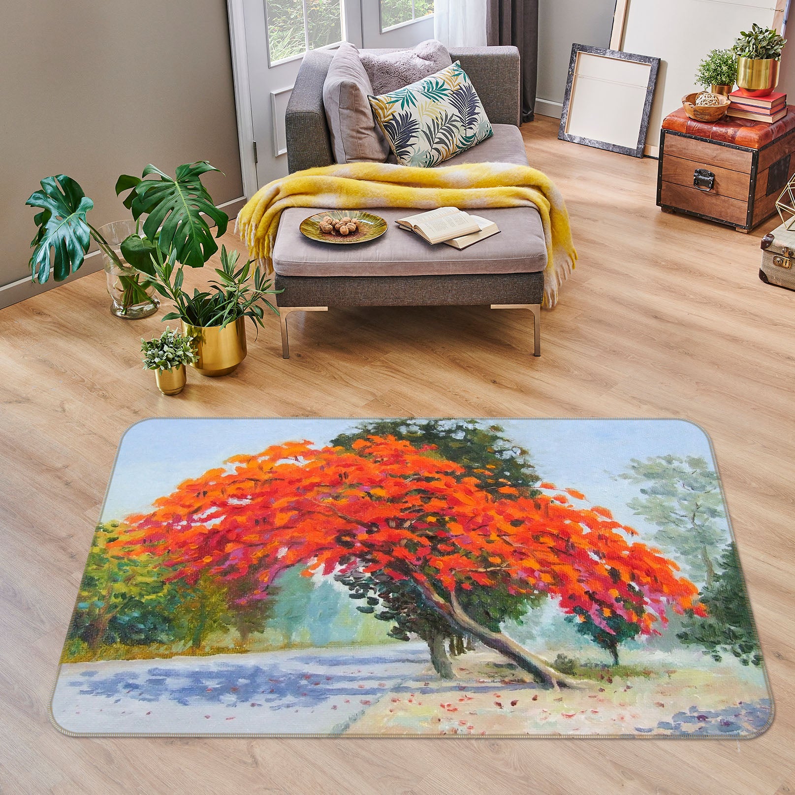 3D Tree 30153 Non Slip Rug Mat