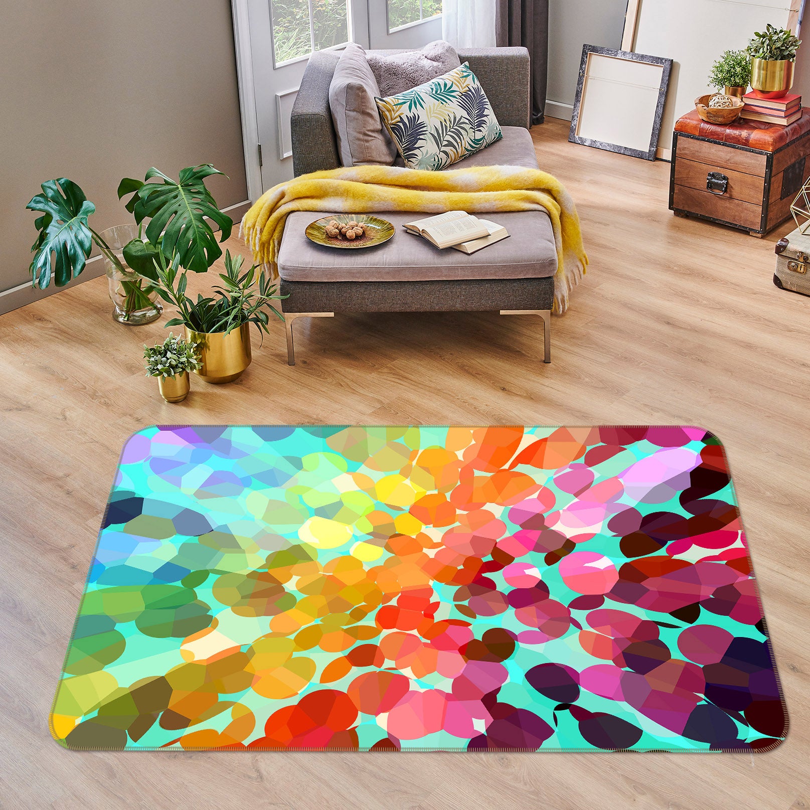 3D Connect 70035 Shandra Smith Rug Non Slip Rug Mat