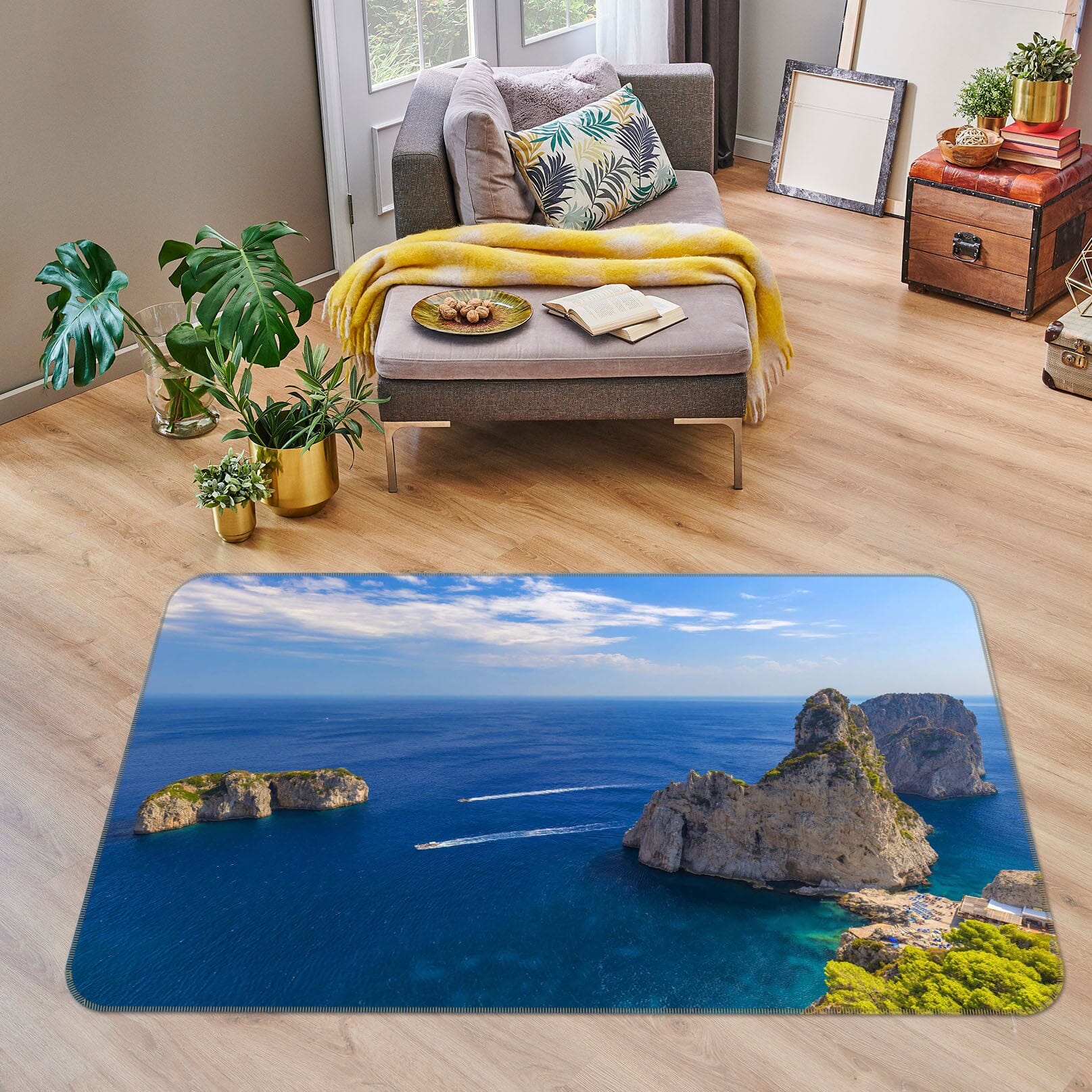 3D Canyon Sea 1062 Marco Carmassi Rug Non Slip Rug Mat Mat AJ Creativity Home 
