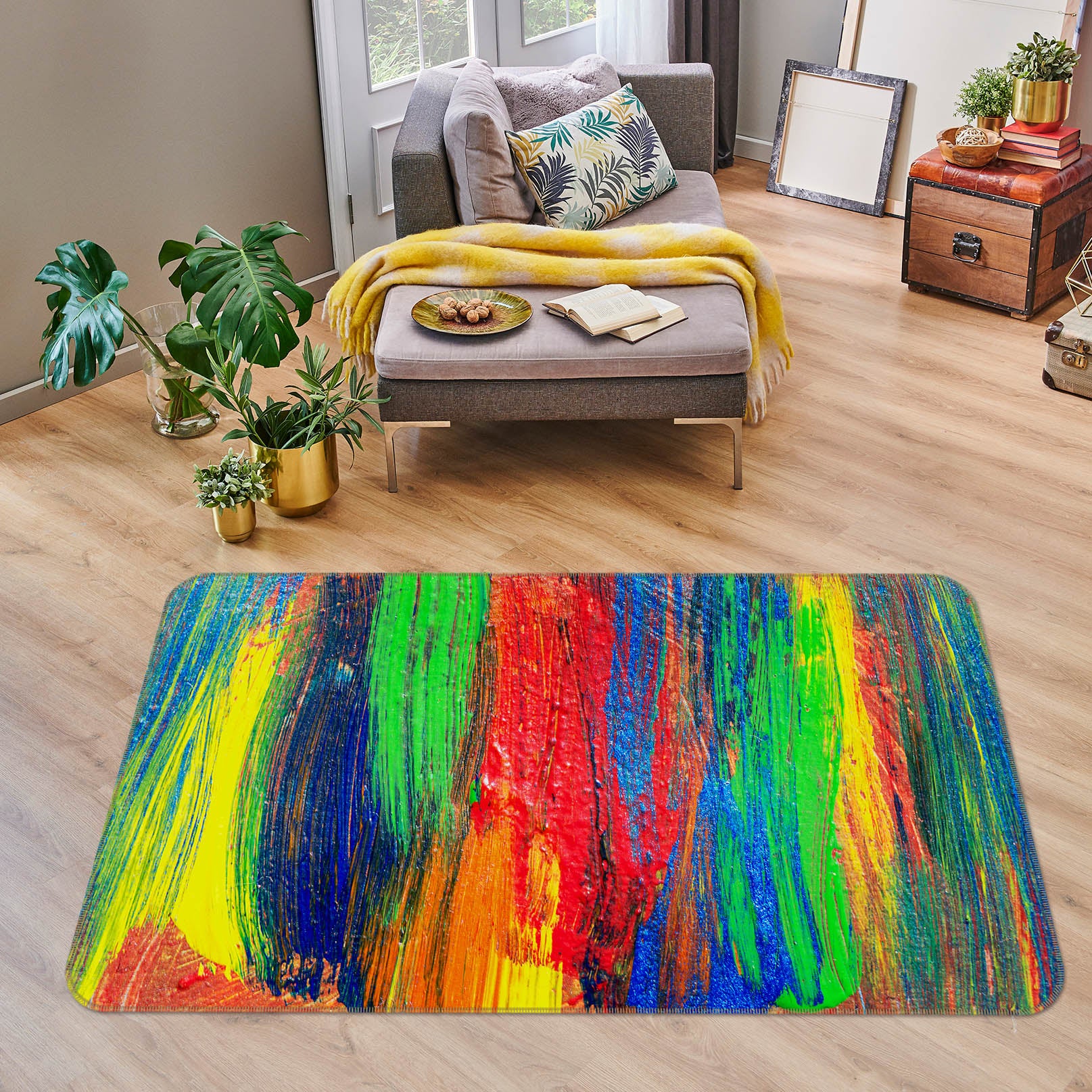 3D Colorful 30172 Non Slip Rug Mat