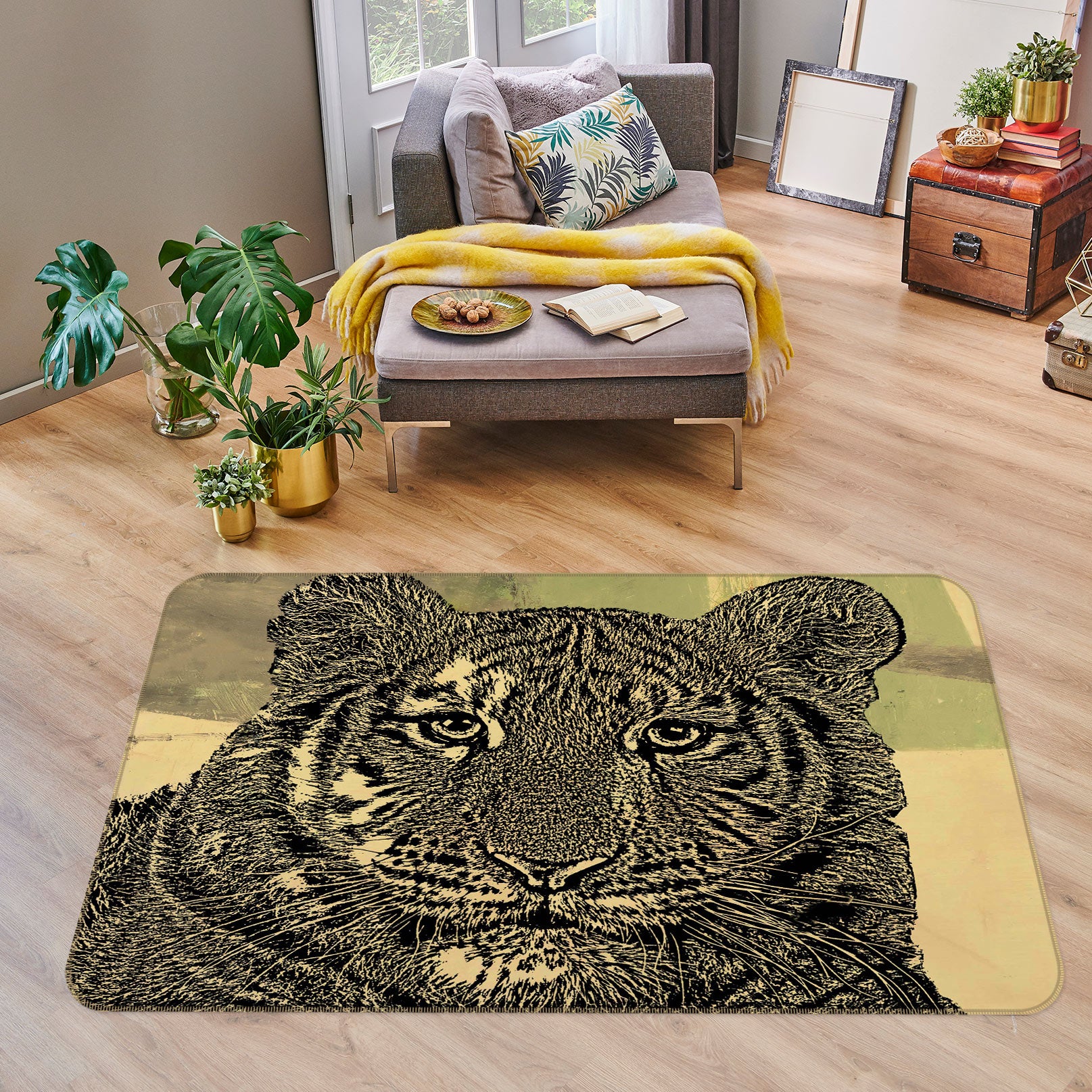 3D Tiger 75250 Non Slip Rug Mat