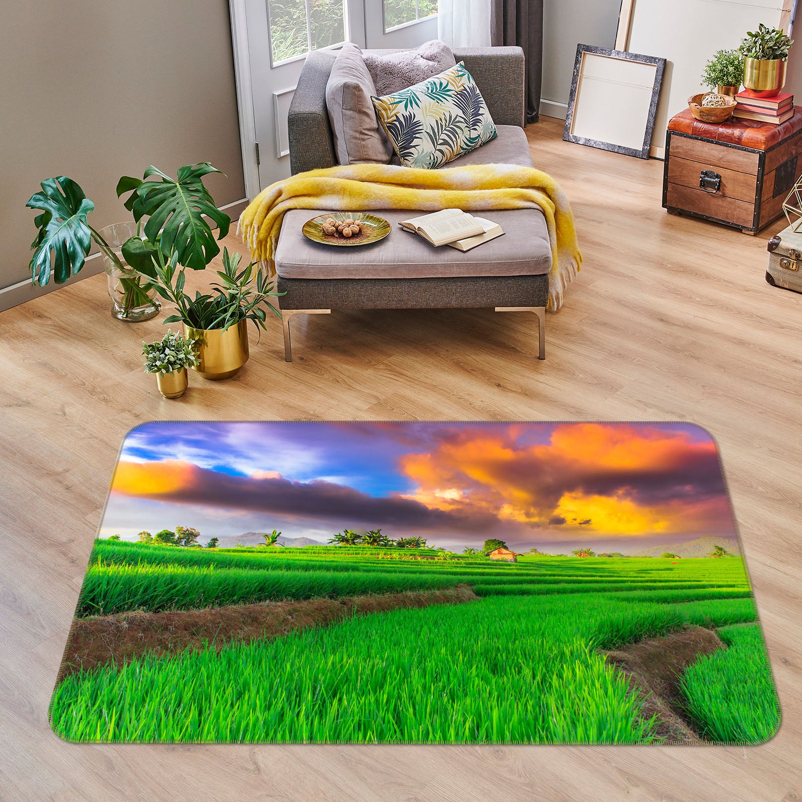 3D Grass 29134 Non Slip Rug Mat
