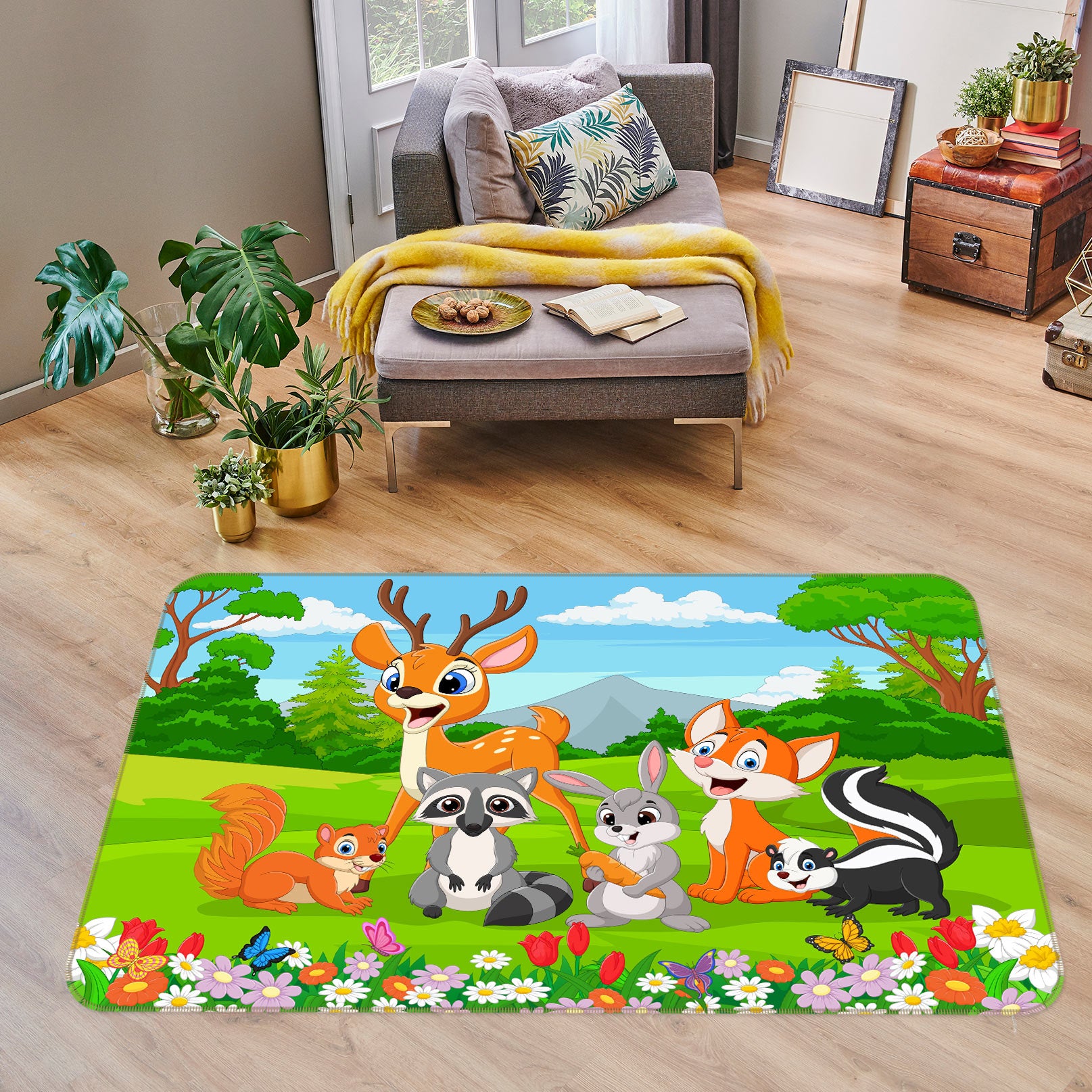 3D Little Animals 30066 Non Slip Rug Mat