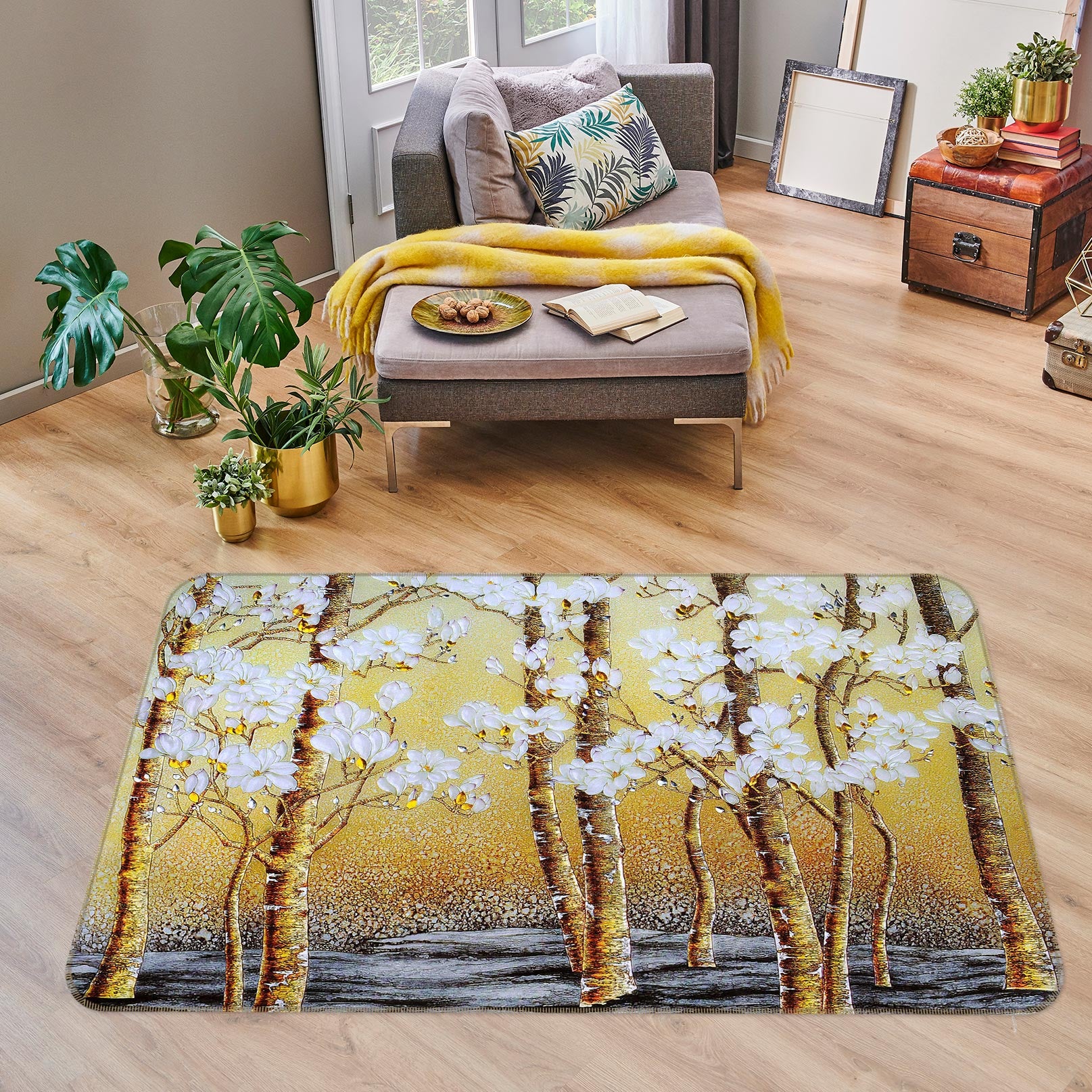 3D Forest 76044 Non Slip Rug Mat
