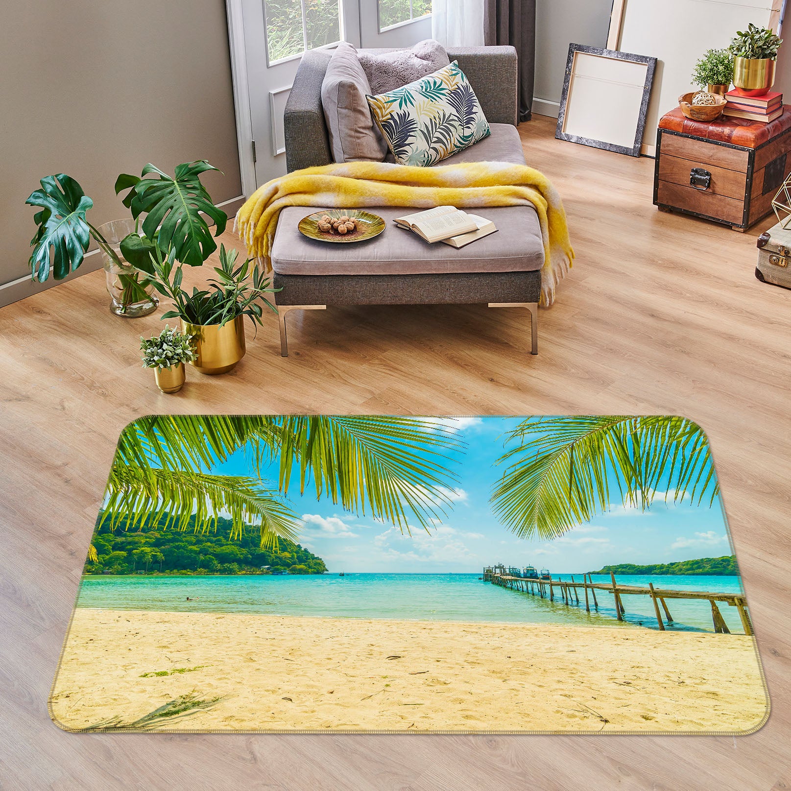 3D Seaside 31095 Non Slip Rug Mat