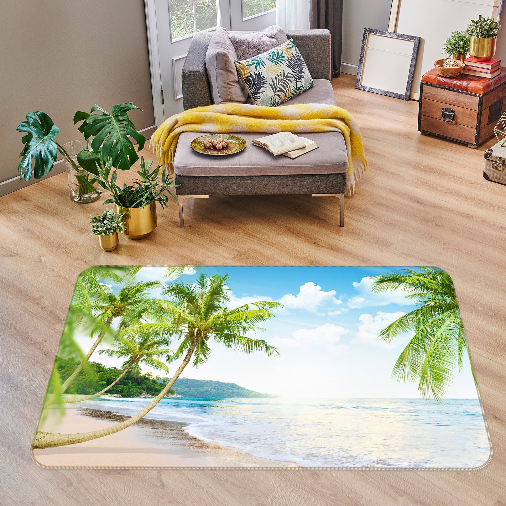 3D Seaside 76242 Non Slip Rug Mat