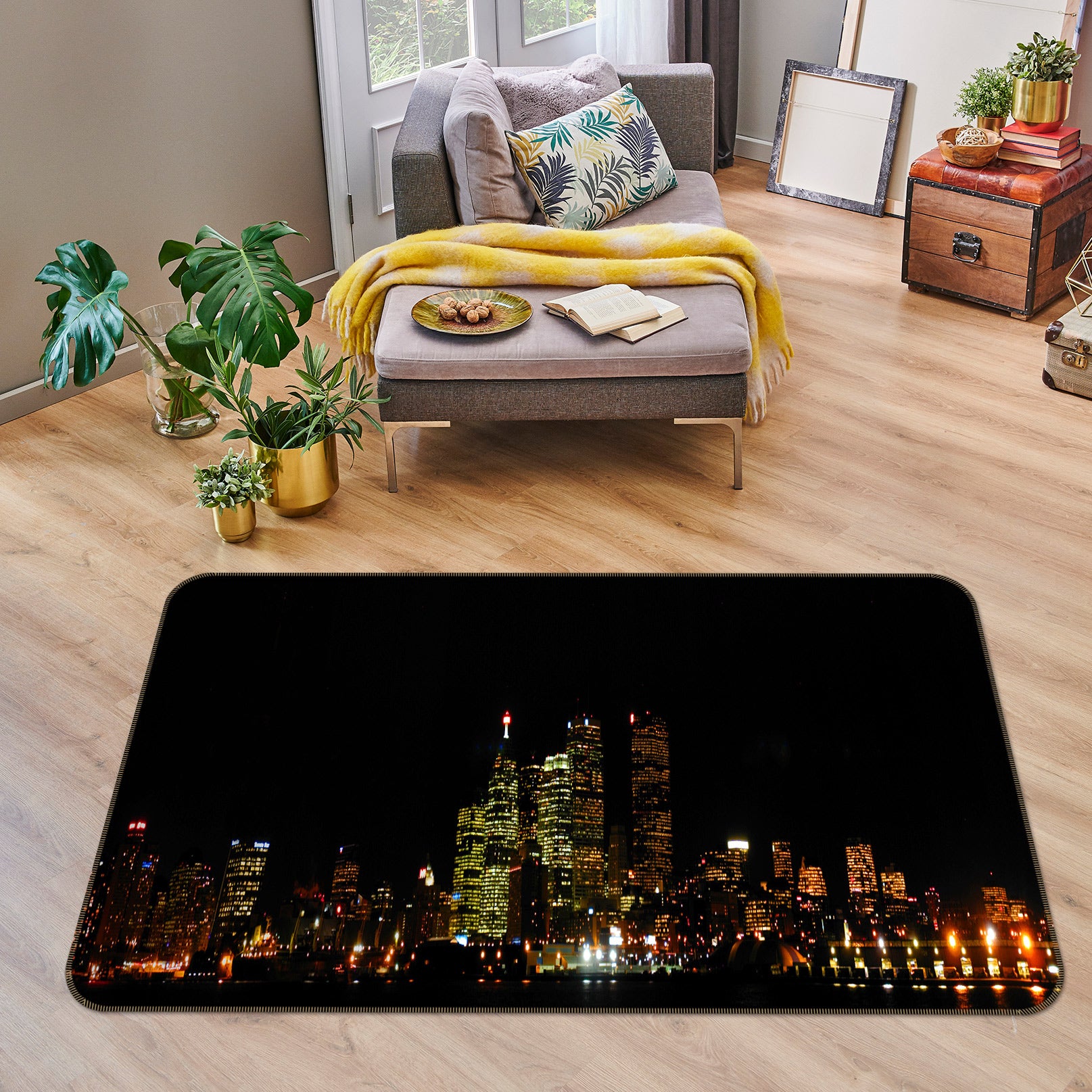 3D Building 75276 Non Slip Rug Mat
