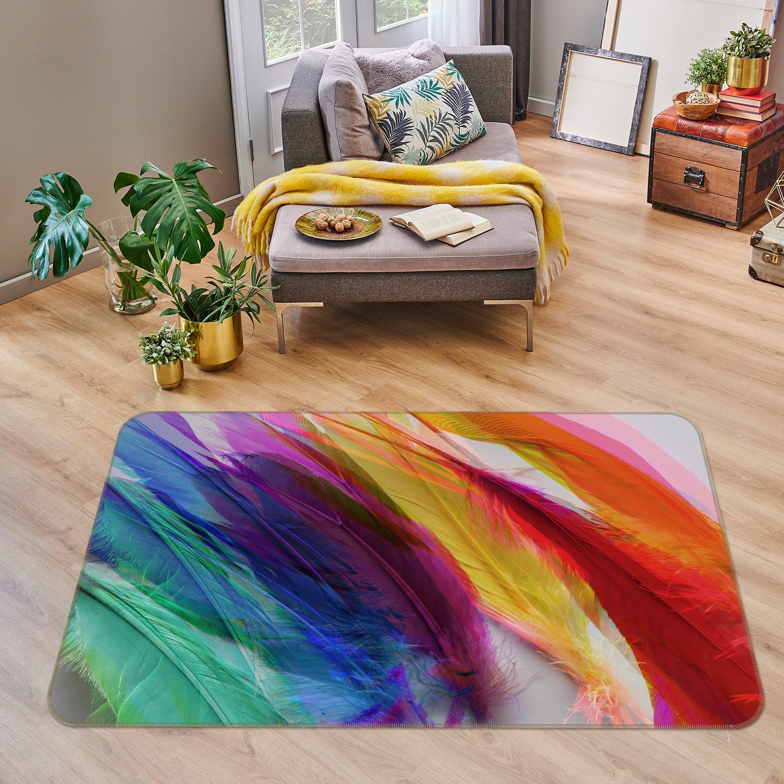 3D Landscape Shandra Smith 70040 Shandra Smith Rug Non Slip Rug Mat