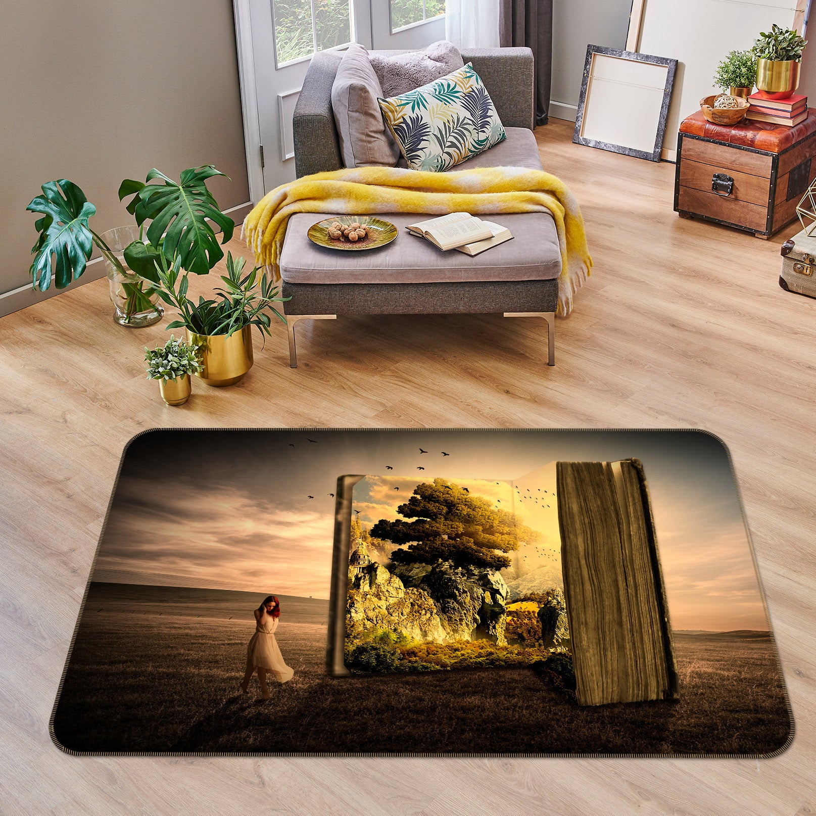 3D Female 36113 Non Slip Rug Mat