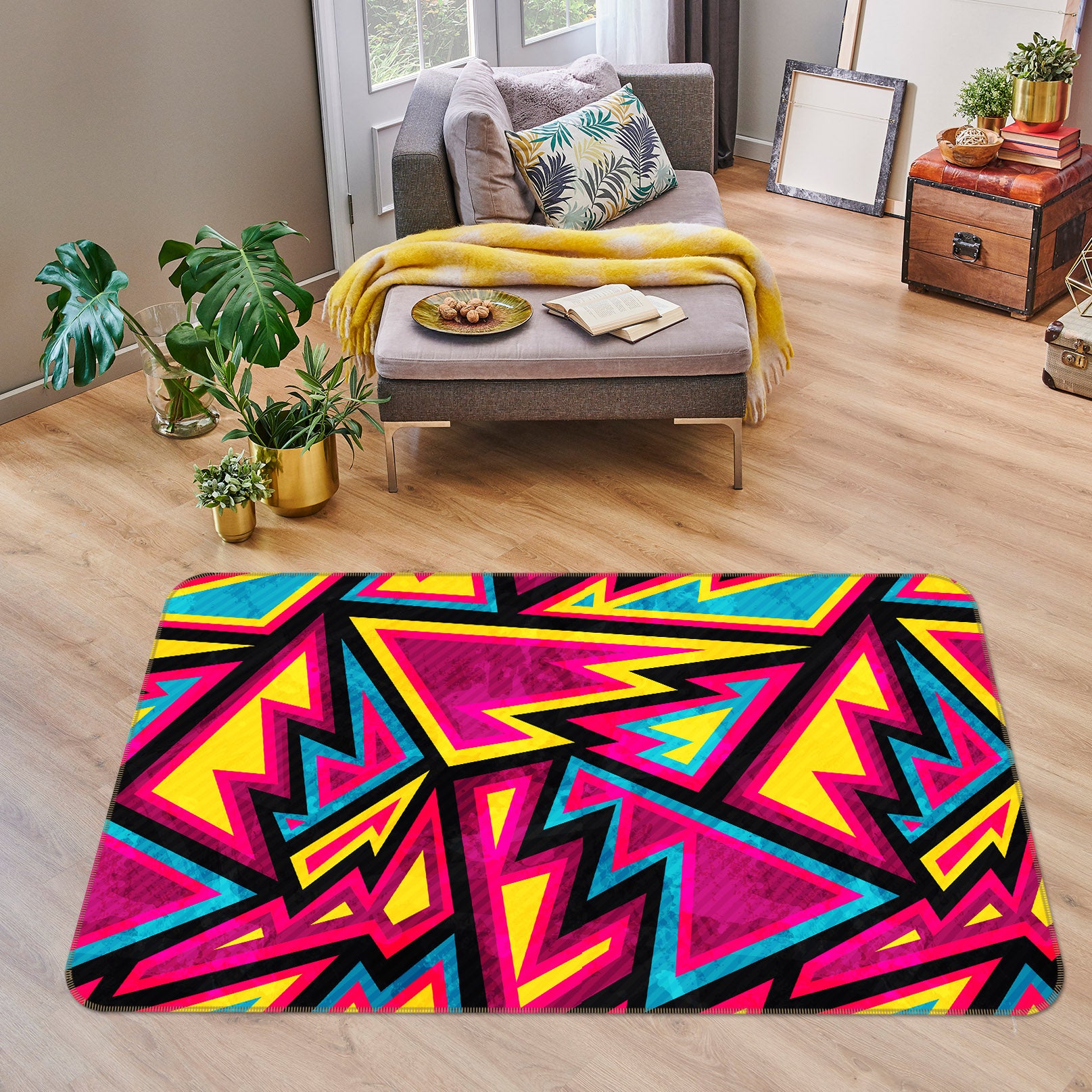 3D Pattern 35054 Non Slip Rug Mat