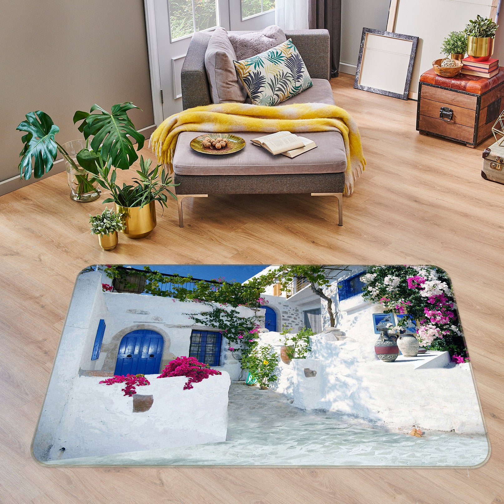 3D Houses 75169 Non Slip Rug Mat