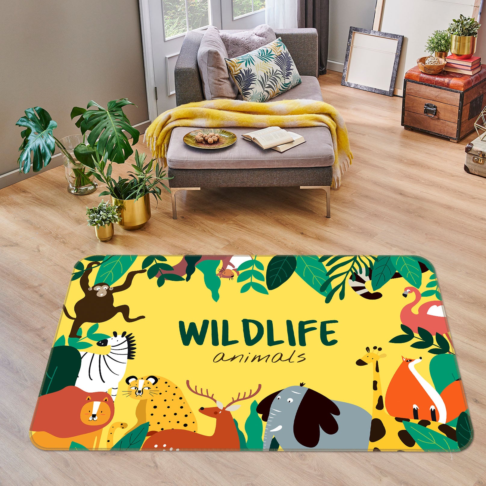 3D Animal 36160 Non Slip Rug Mat