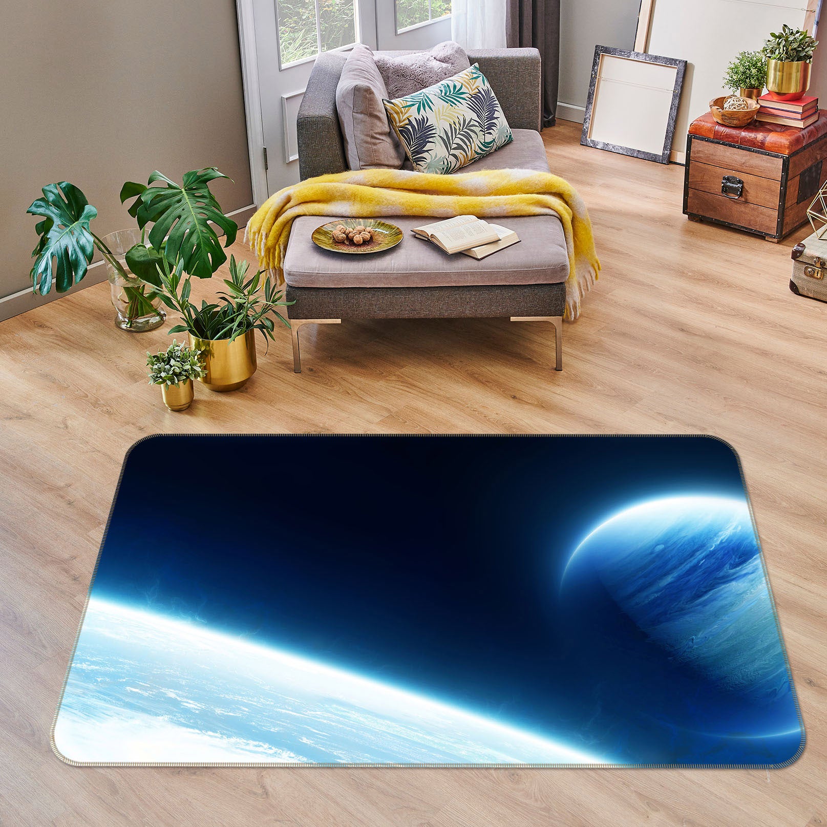 3D Planet 31126 Non Slip Rug Mat