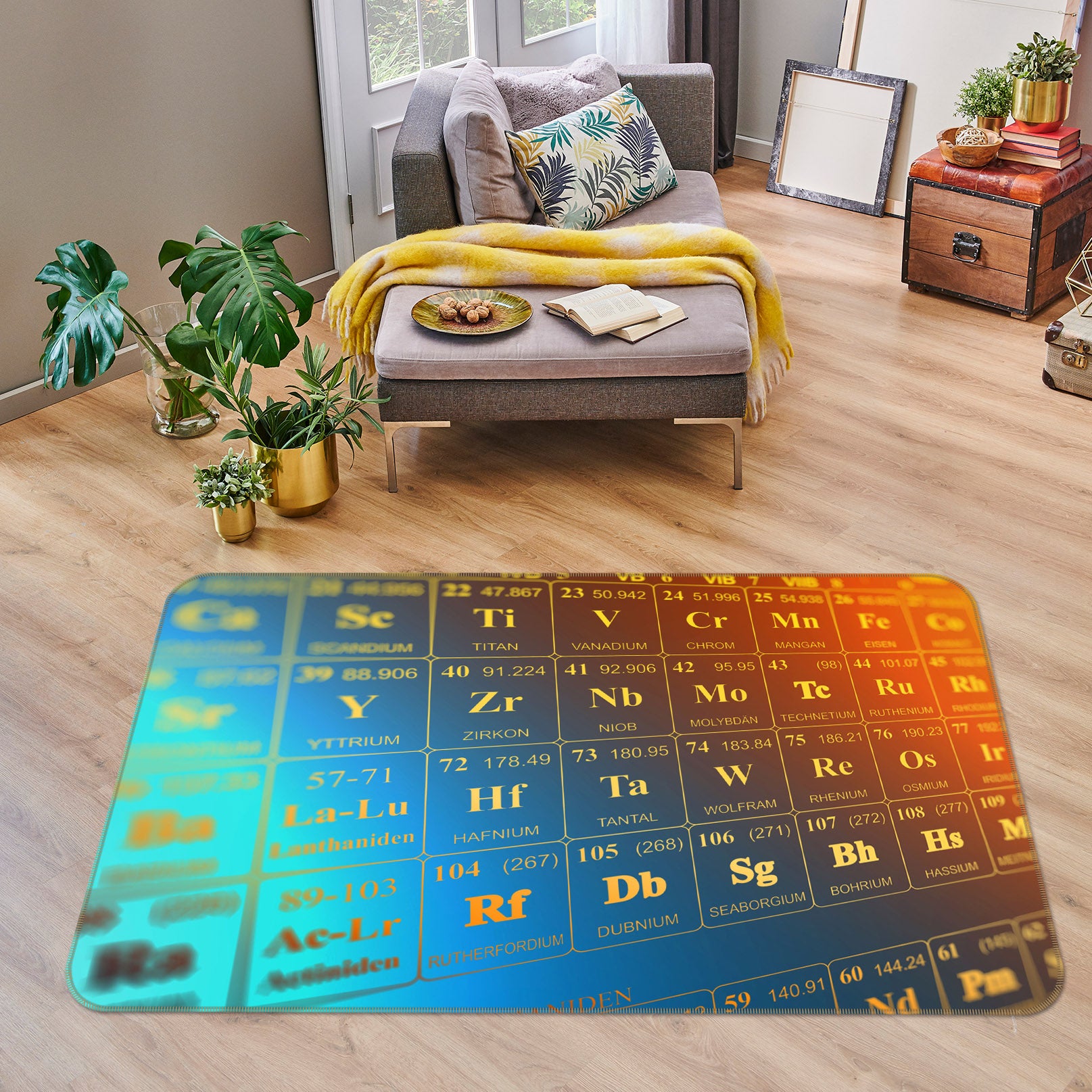 3D Letter 36186 Non Slip Rug Mat