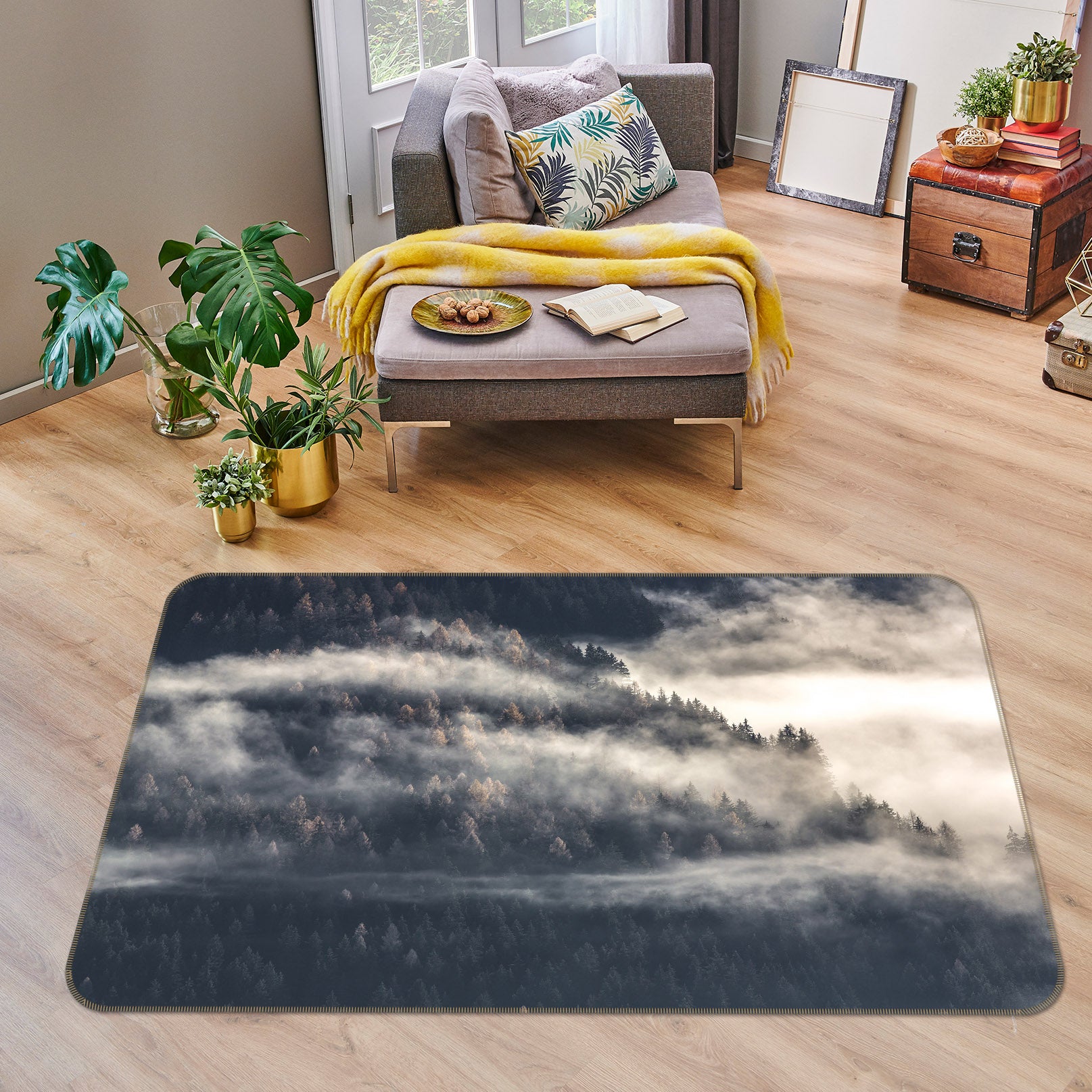 3D Mountain 36136 Non Slip Rug Mat