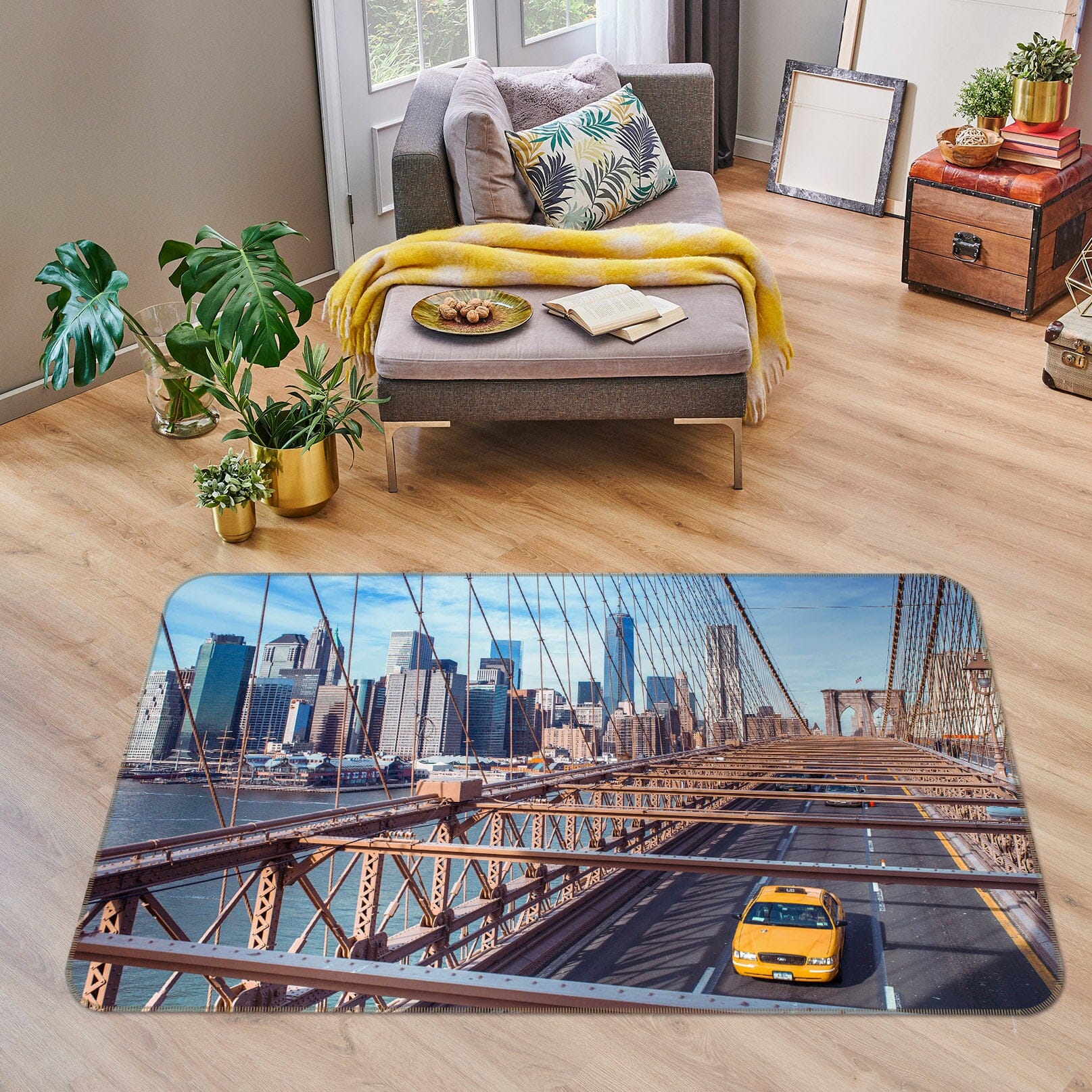 3D Waterfront City 3018 Assaf Frank Rug Non Slip Rug Mat Mat AJ Creativity Home 