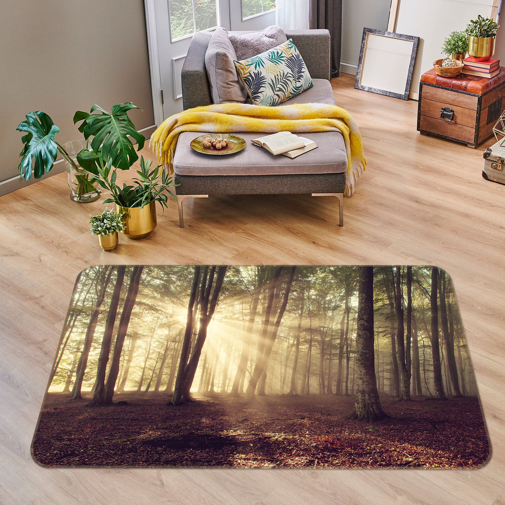 3D Forest 31110 Non Slip Rug Mat