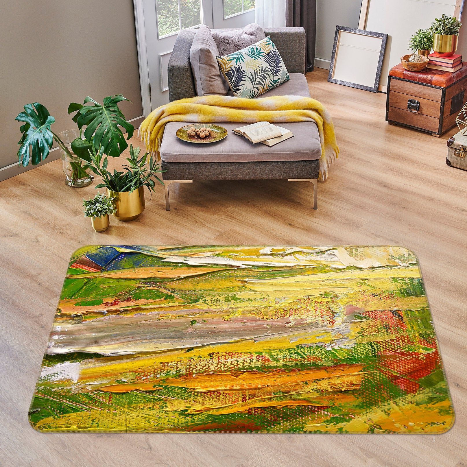 3D Painting 30163 Non Slip Rug Mat