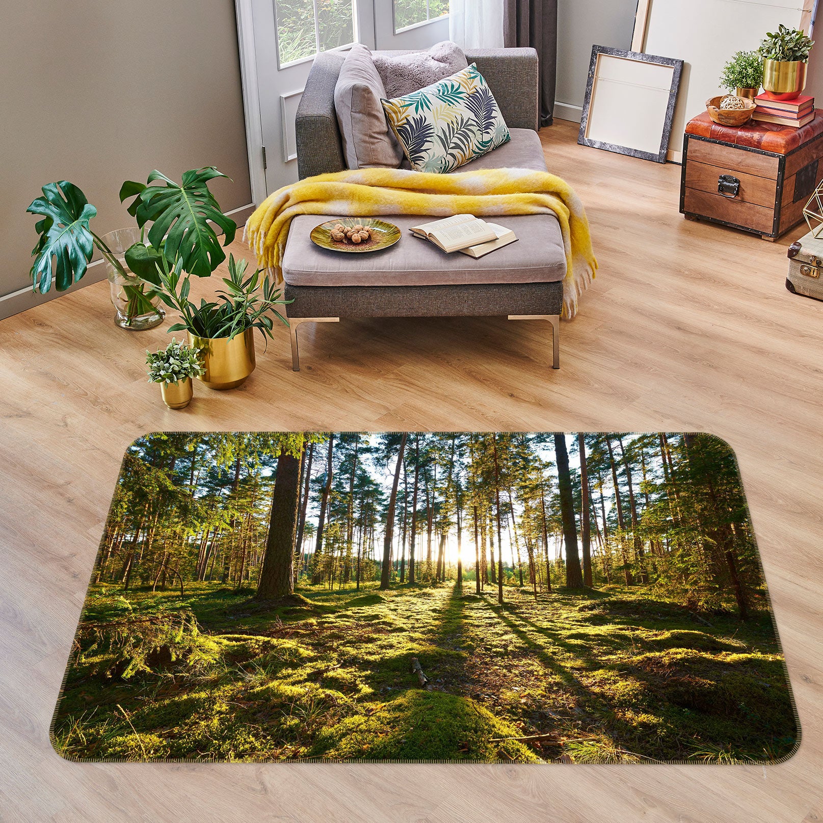 3D Forest 76248 Non Slip Rug Mat