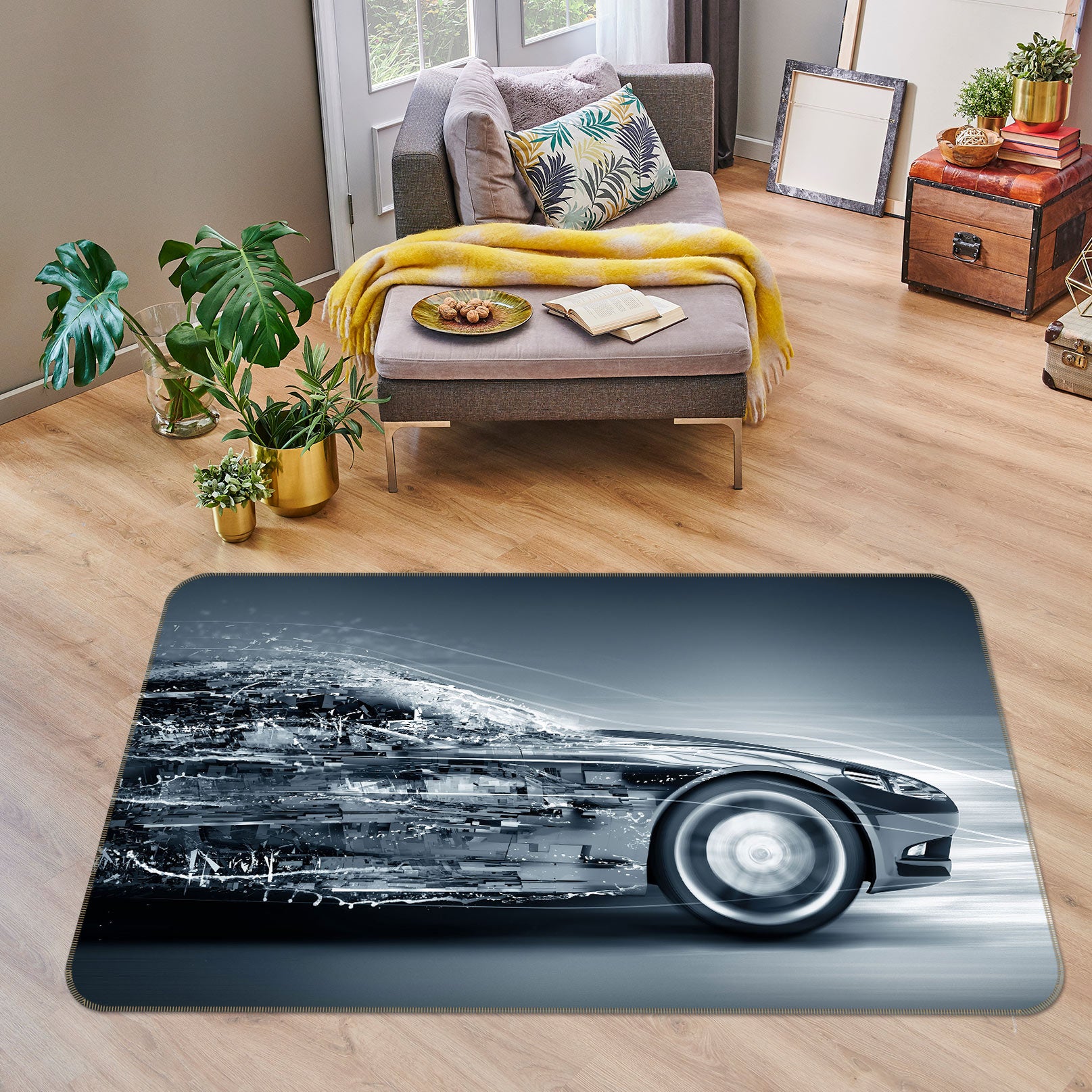 3D Car 67200 Vehicle Non Slip Rug Mat